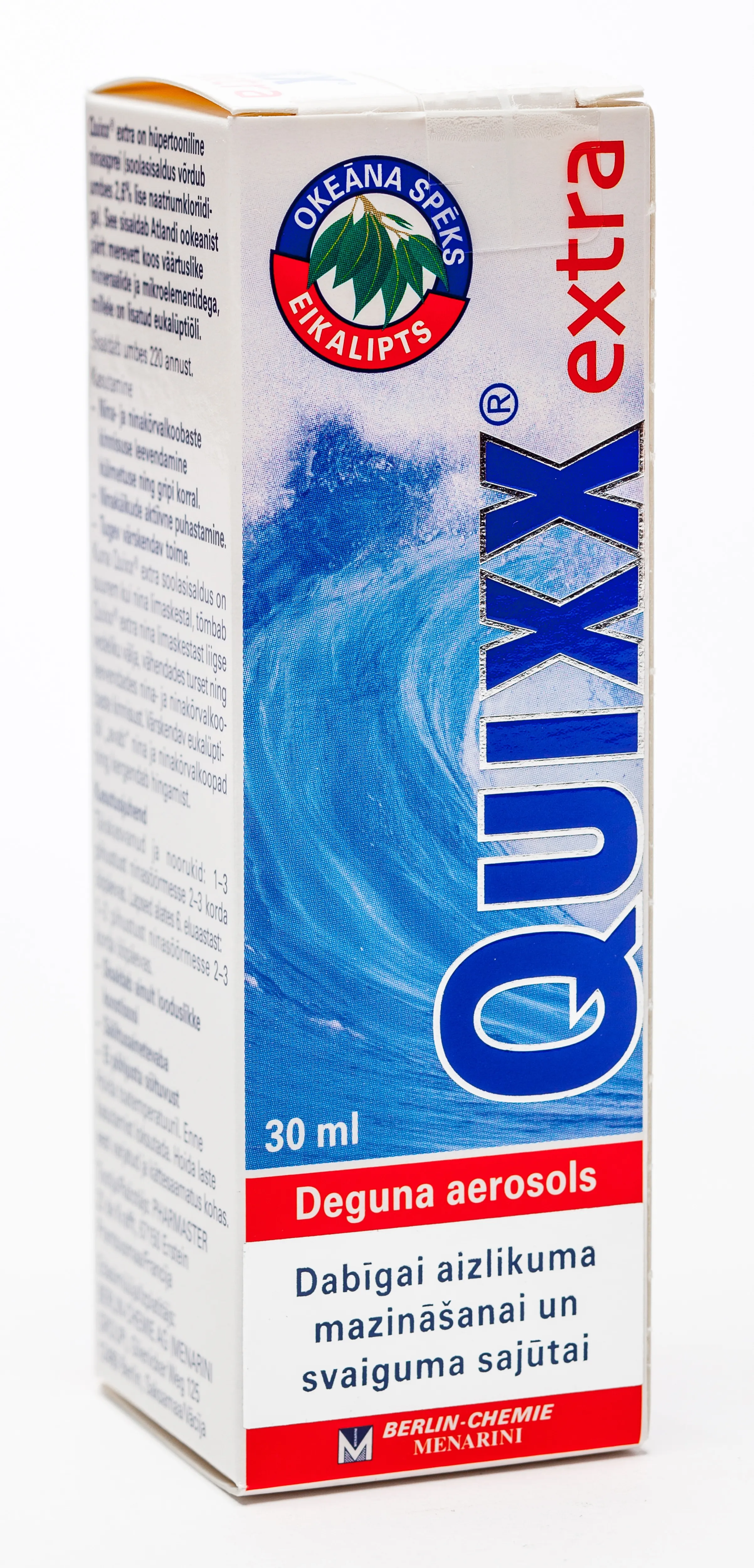 QUIXX Extra deguna aerosols, 30ml - Produkta attēls 