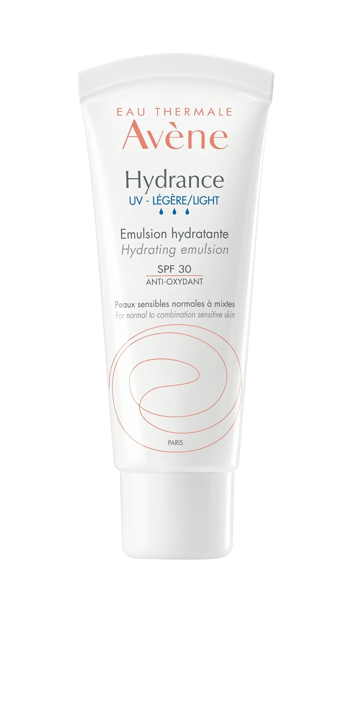 AVÈNE Hydrance UV SPF30 Light emulsija kombinētai sejas ādai, 40ml - Produkta attēls 2