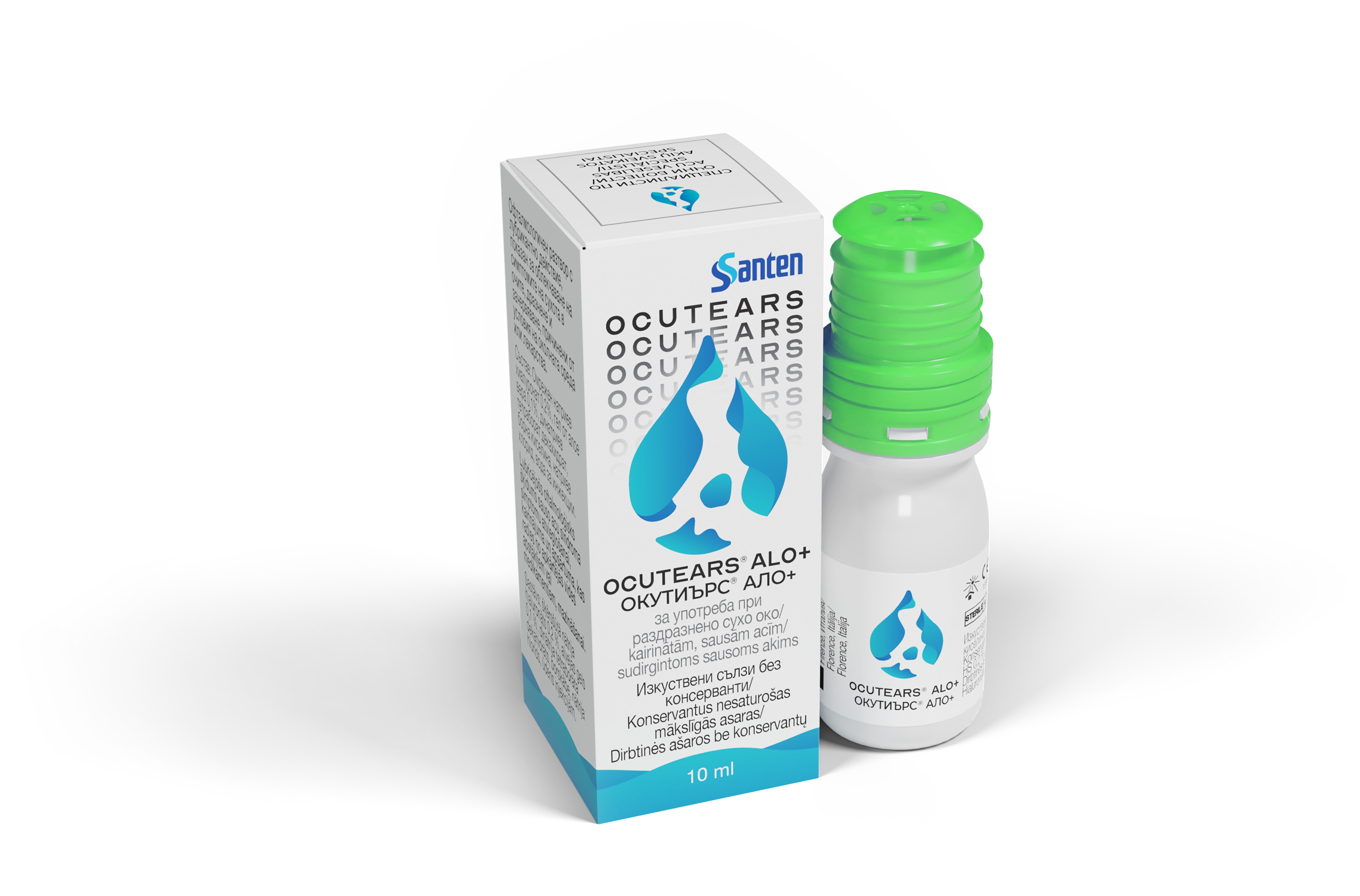 OCUTEARS Alo+ acu pilieni, 10 ml - Produkta attēls 