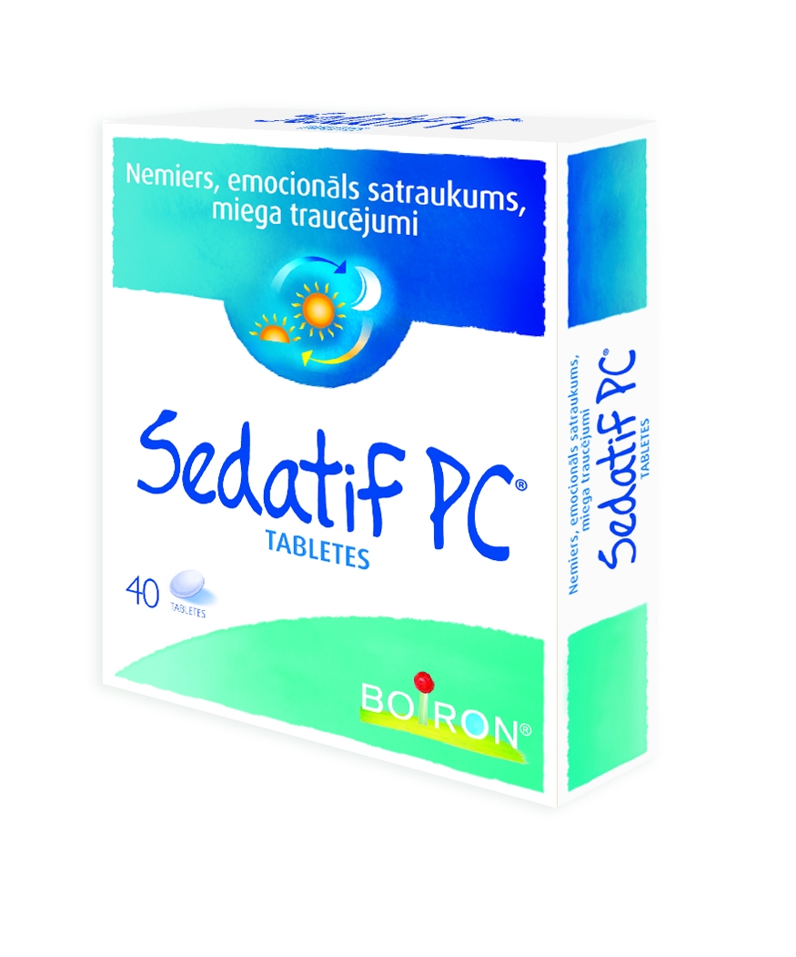 SEDATIF PC tabletes, 40 gab. - Produkta attēls 
