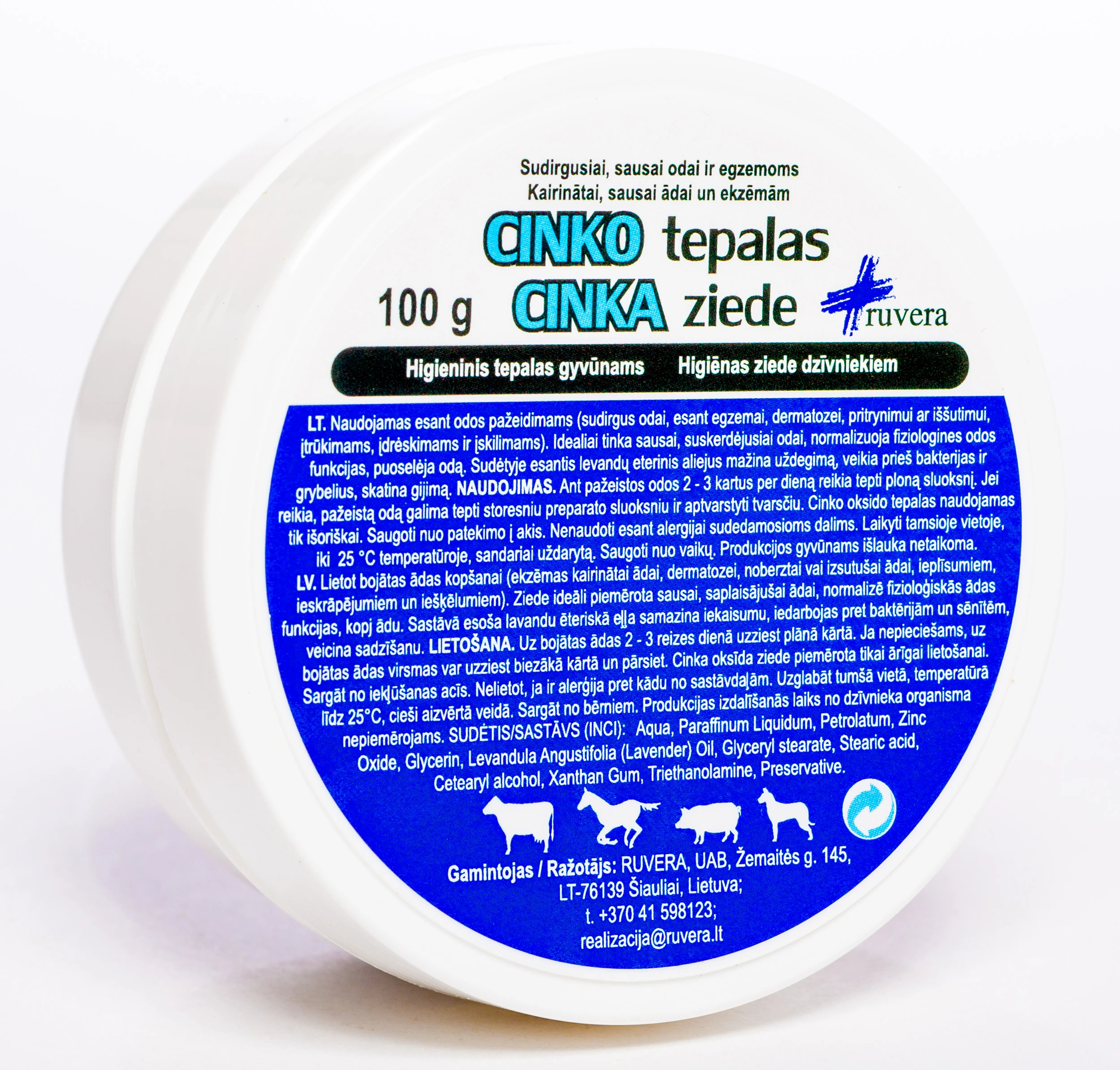 CINKA ZIEDE 100G - Produkta attēls 
