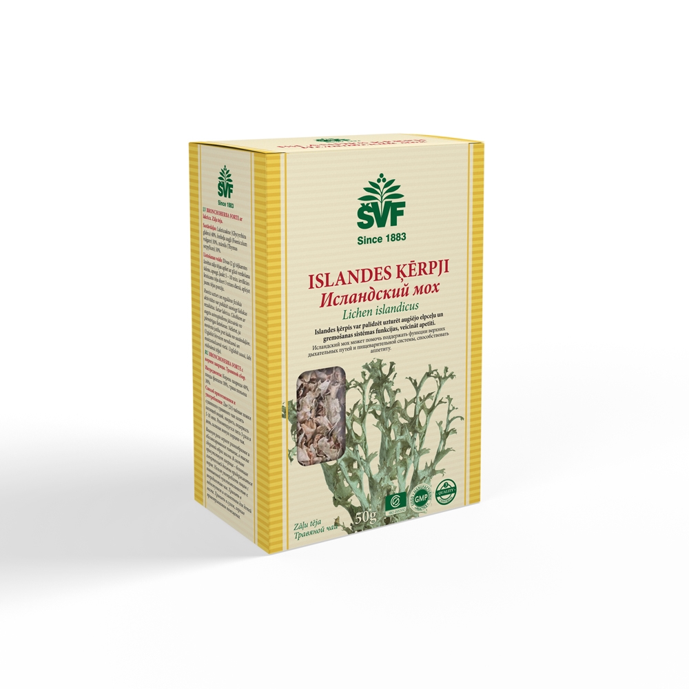 TĒJA ISLANDES ĶĒRPJI 50G (LIETUVA) - Produkta attēls 