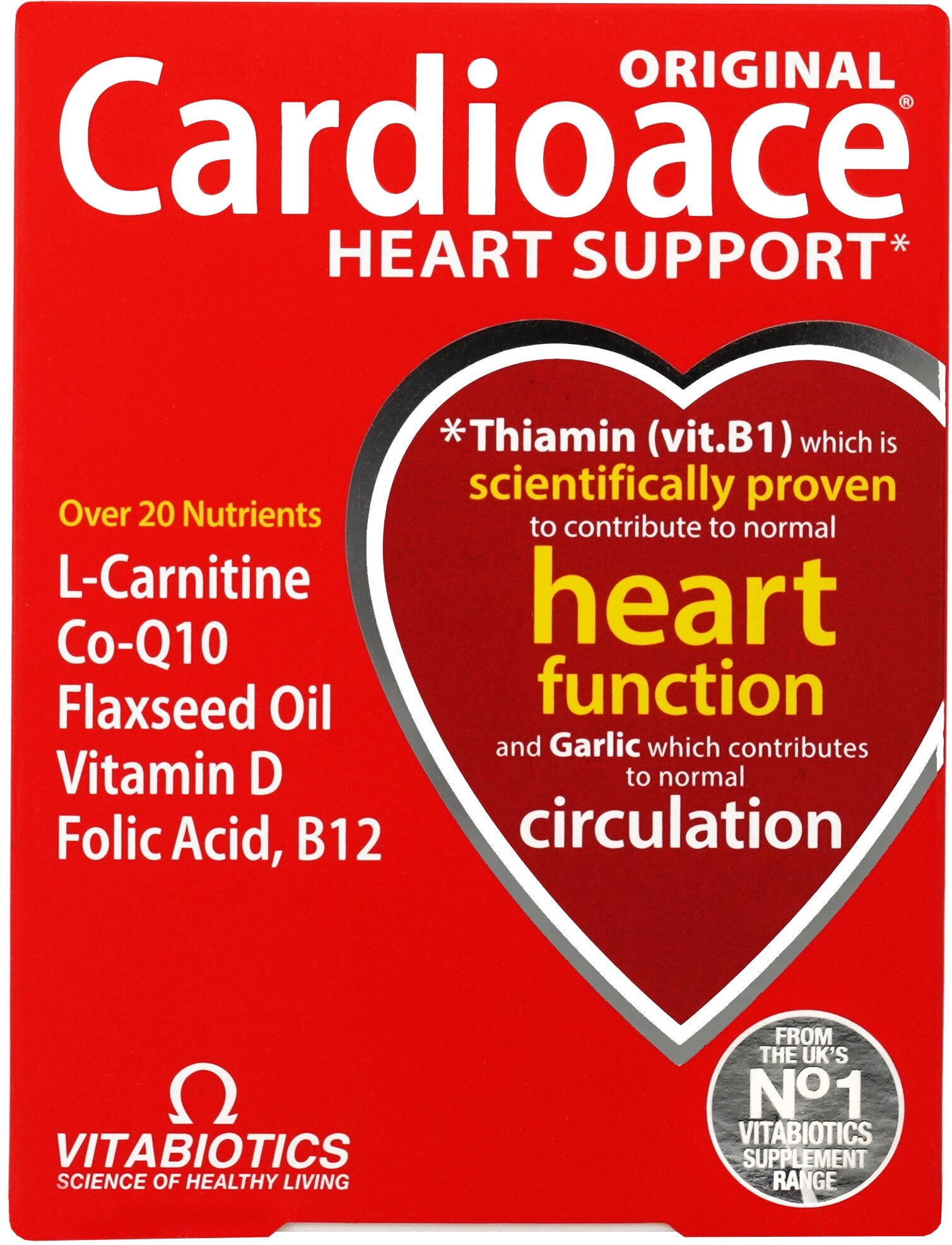 CARDIOACE®,  tabletes, 30 gab. - Produkta attēls 