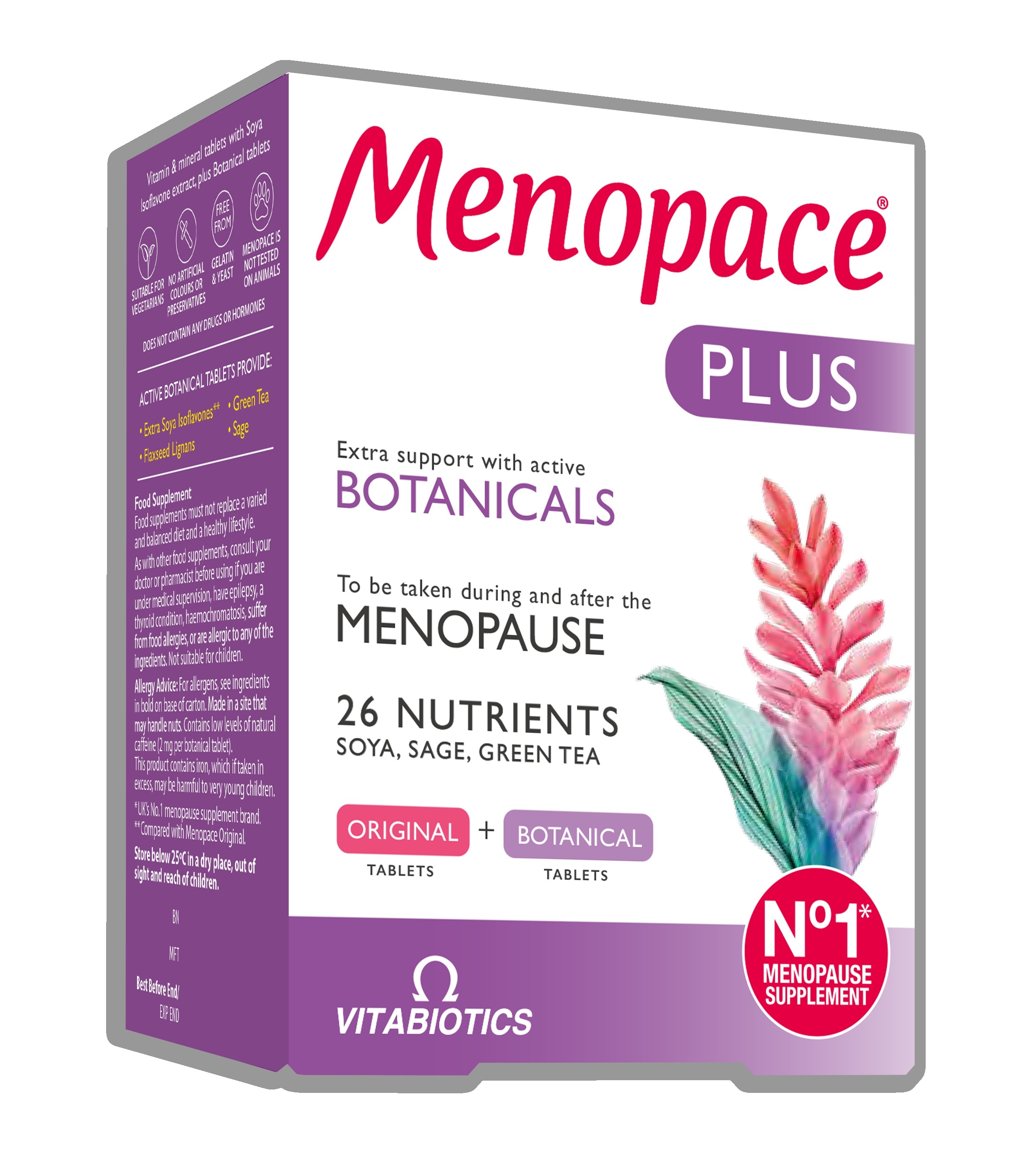 MENOPACE® Plus, tabletes, 56 gab. - Produkta attēls 