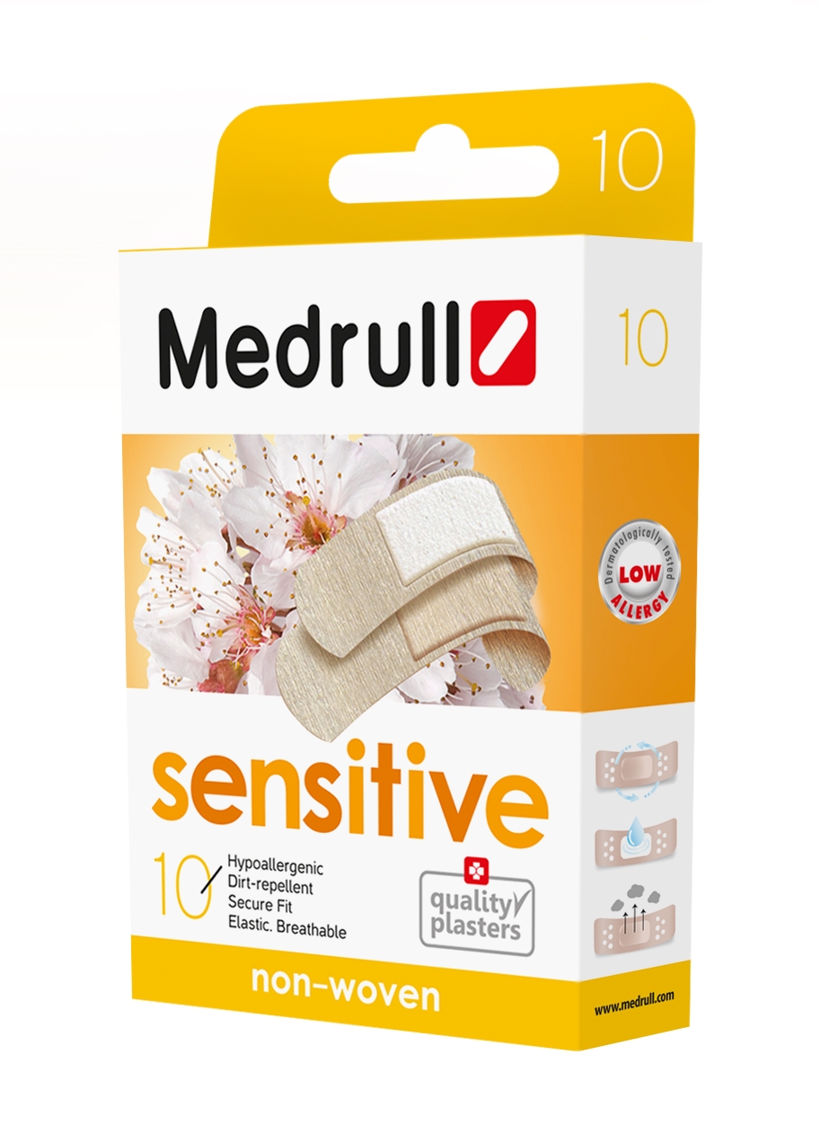 MEDRULL plāksteris "Sensitive", 10 gab - Produkta attēls 