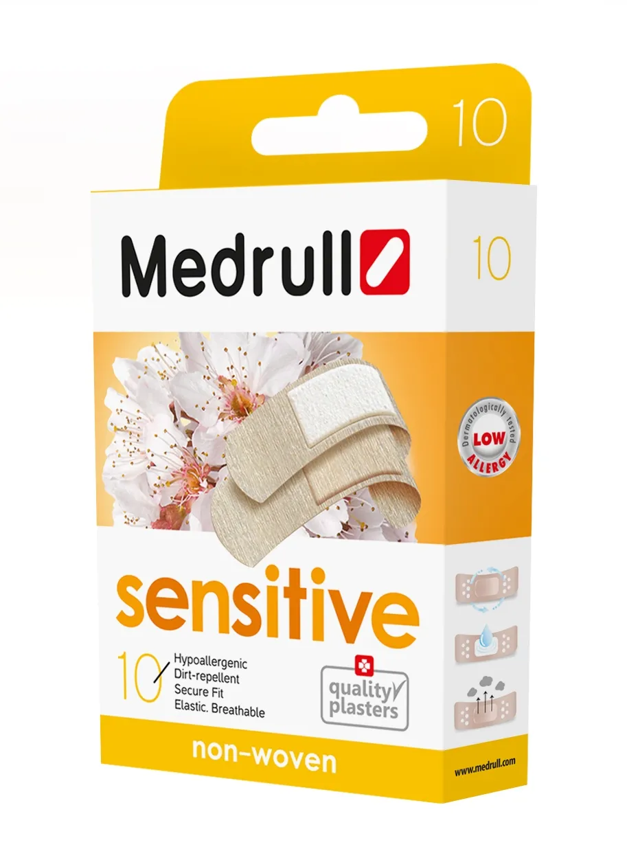 MEDRULL plāksteris "Sensitive", 10 gab - Produkta attēls 