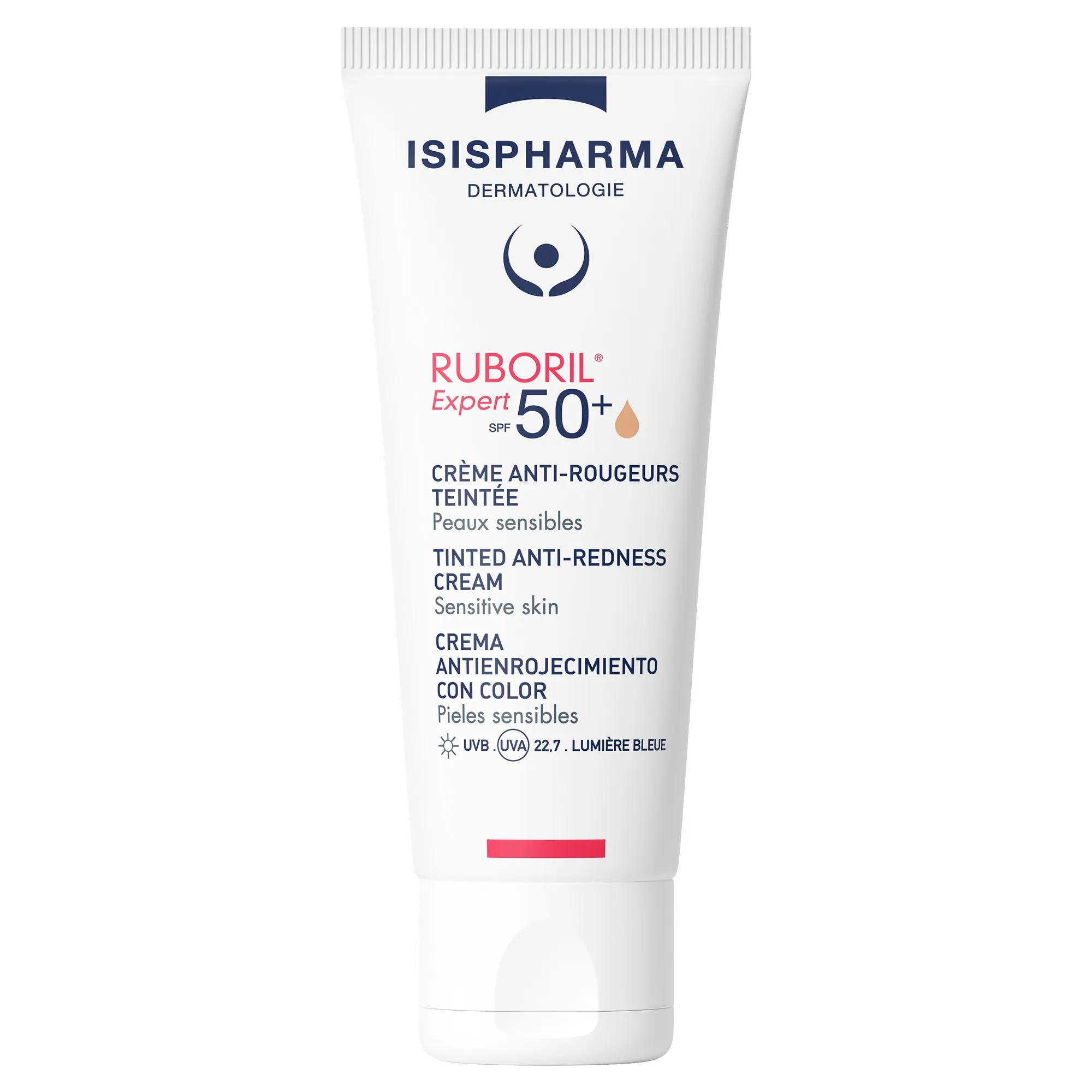 ISISPHARMA Ruboril Expert SPF50+ tonēts aizsargkrēms, 40 ml - Produkta attēls 