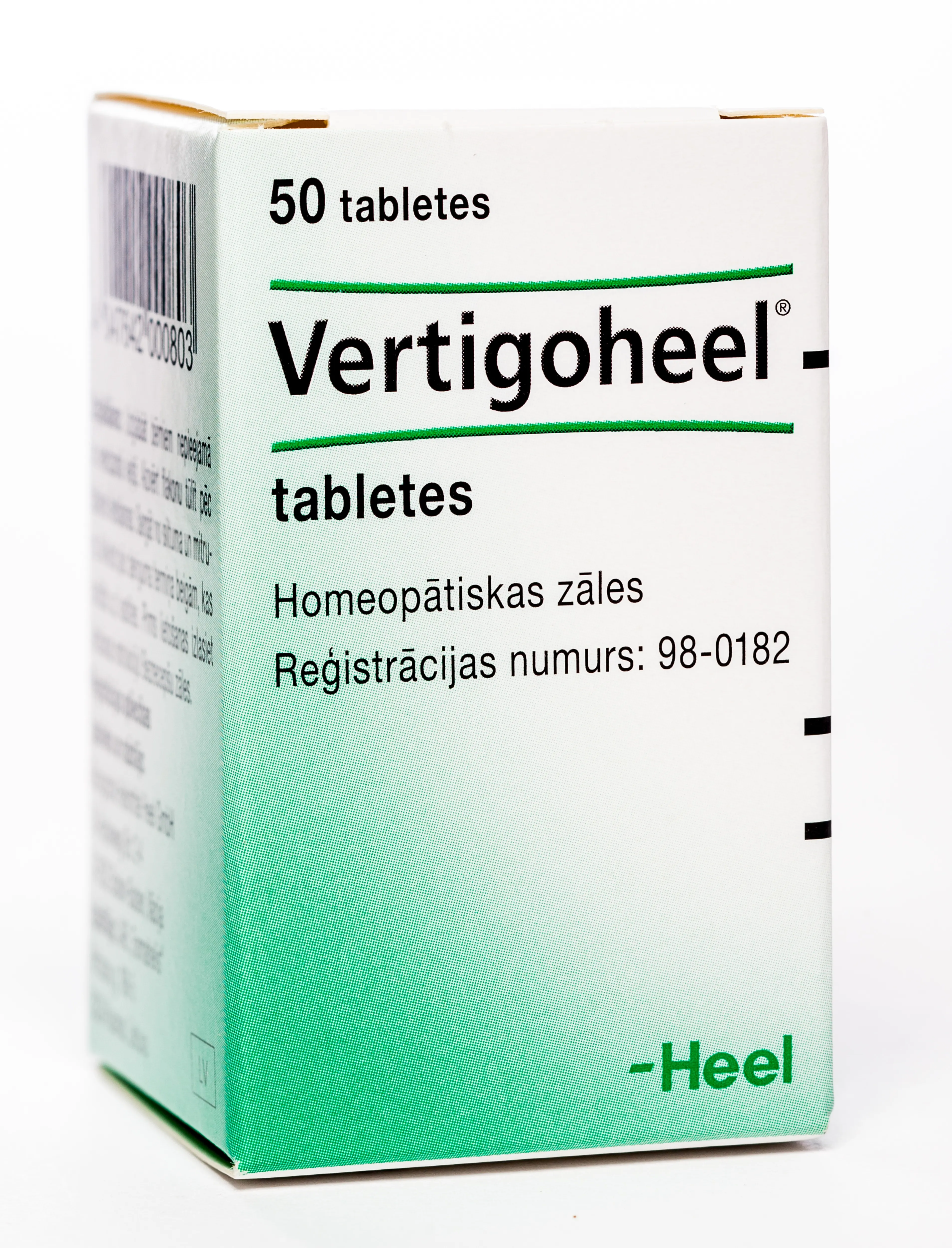 VERTIGOHEEL TABLETES N50 - Produkta attēls 