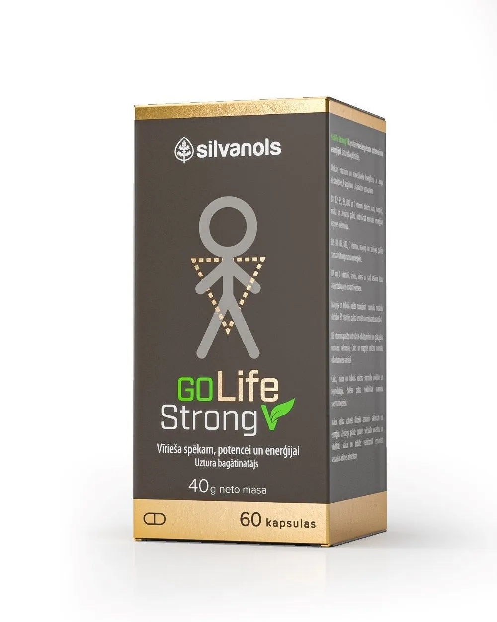 SILVANOLS Golife Strong V kapsulas, 60 gab - Produkta attēls 