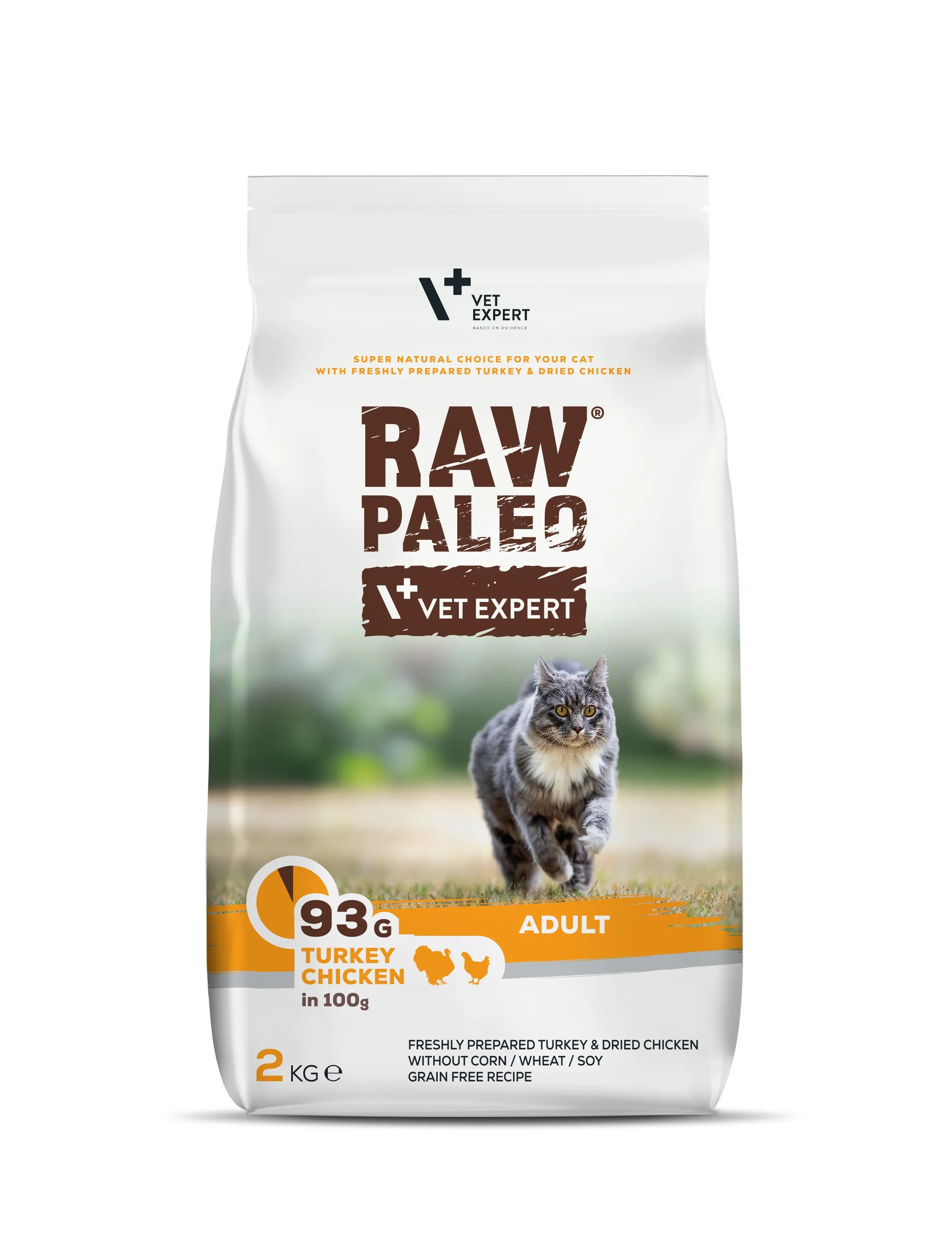 RAW PALEO KAĶU SAUSĀ B TĪTARS/VISTA 2KG - Produkta attēls 