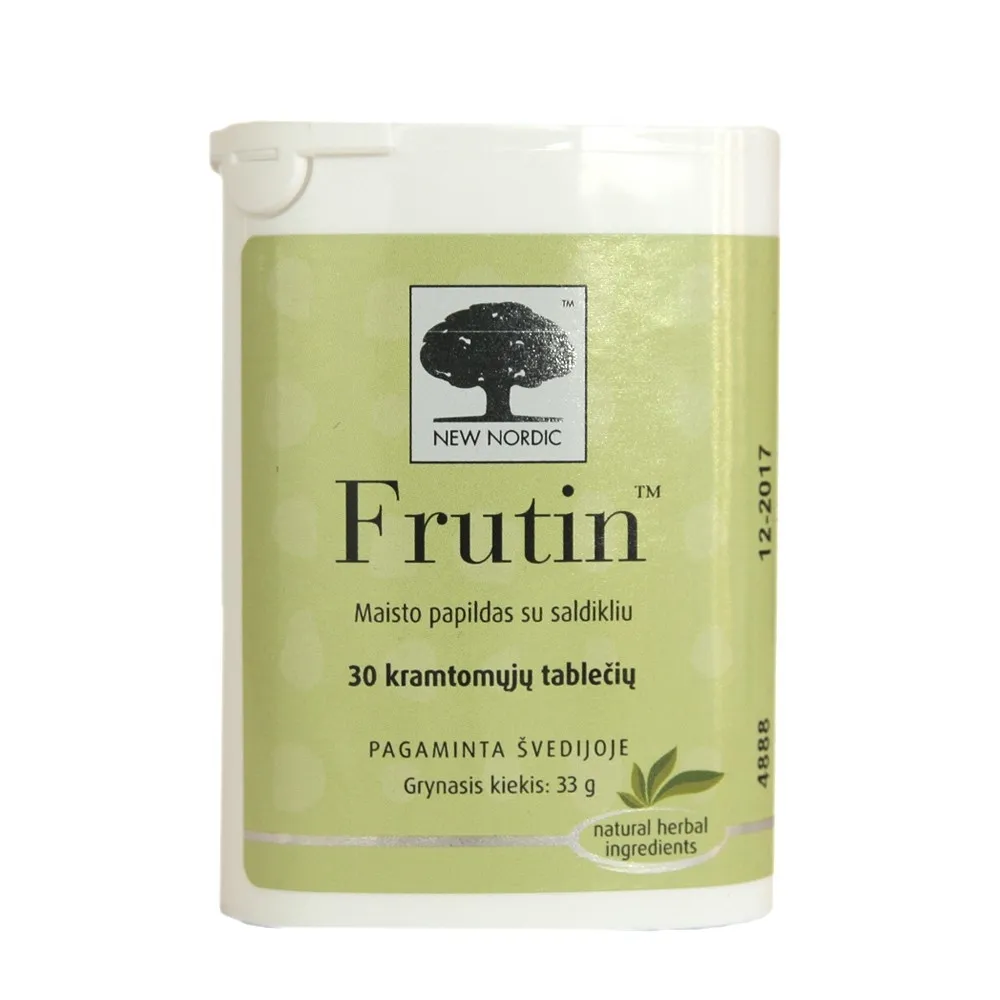 NEW NORDIC Frutin košļājamās tabletes, 30 gab. - Produkta attēls 