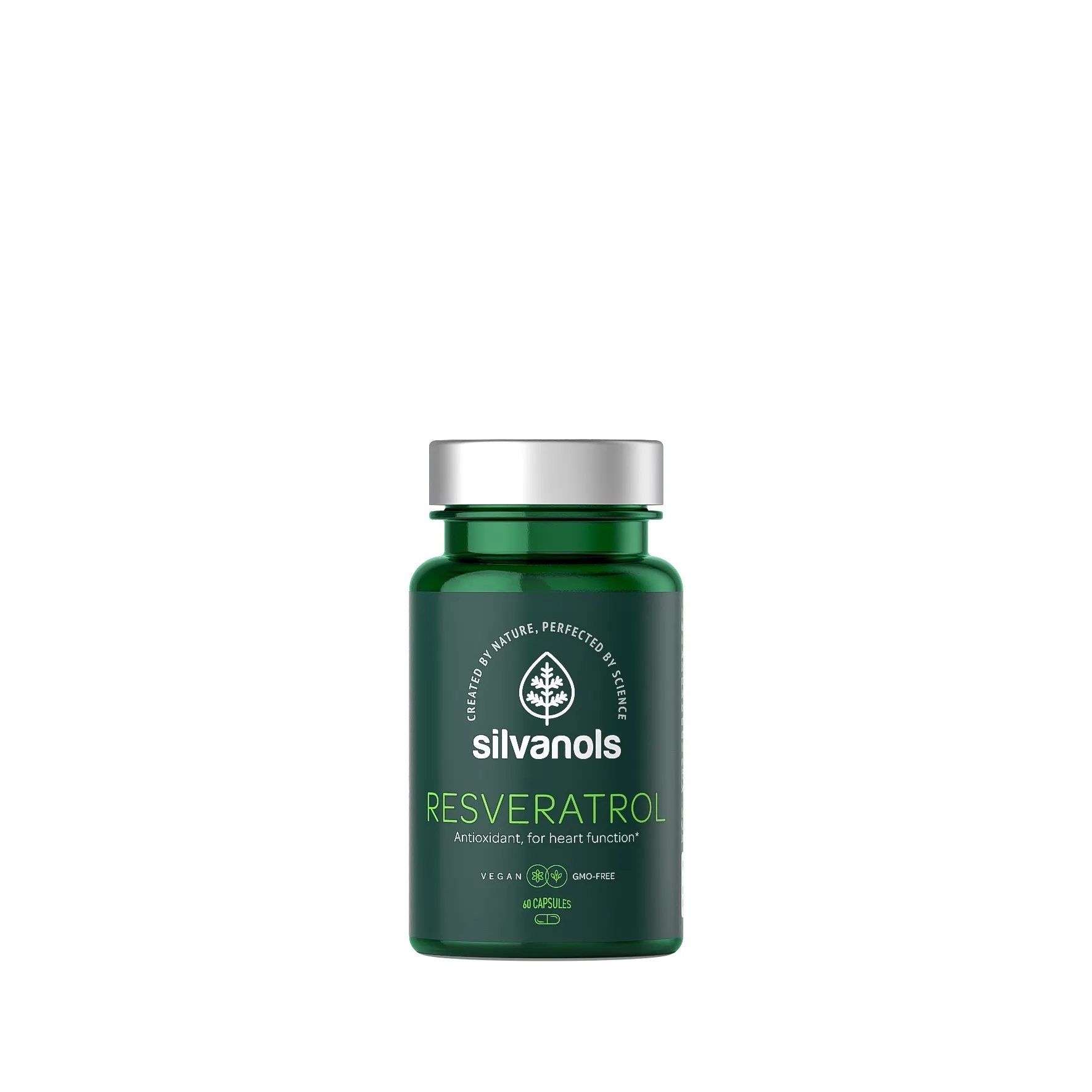 SILVANOLS Resveratrol kapsulas, 60 gab. - Produkta attēls 