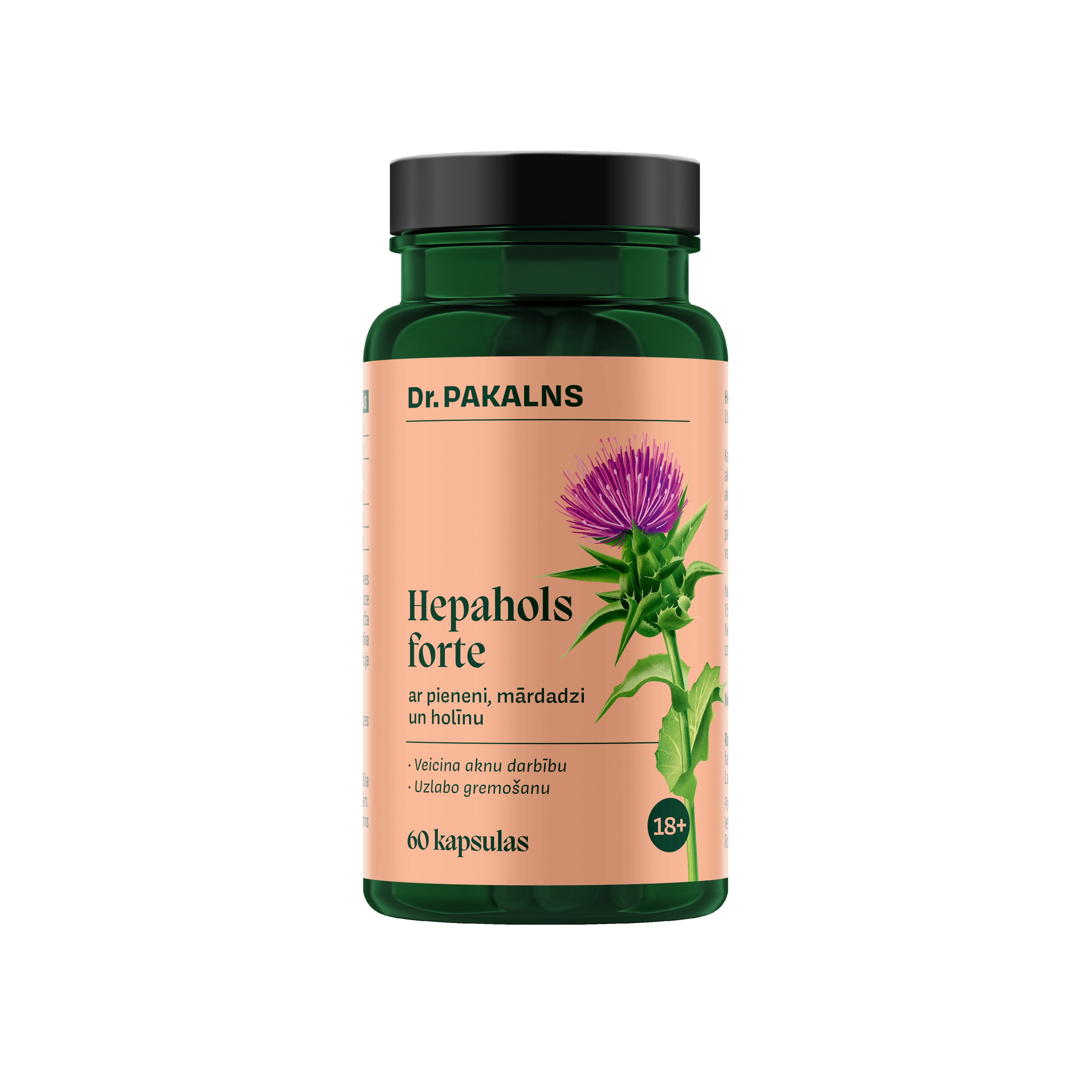 DR.PAKALNS Hepahols forte kapsulas - Produkta attēls 