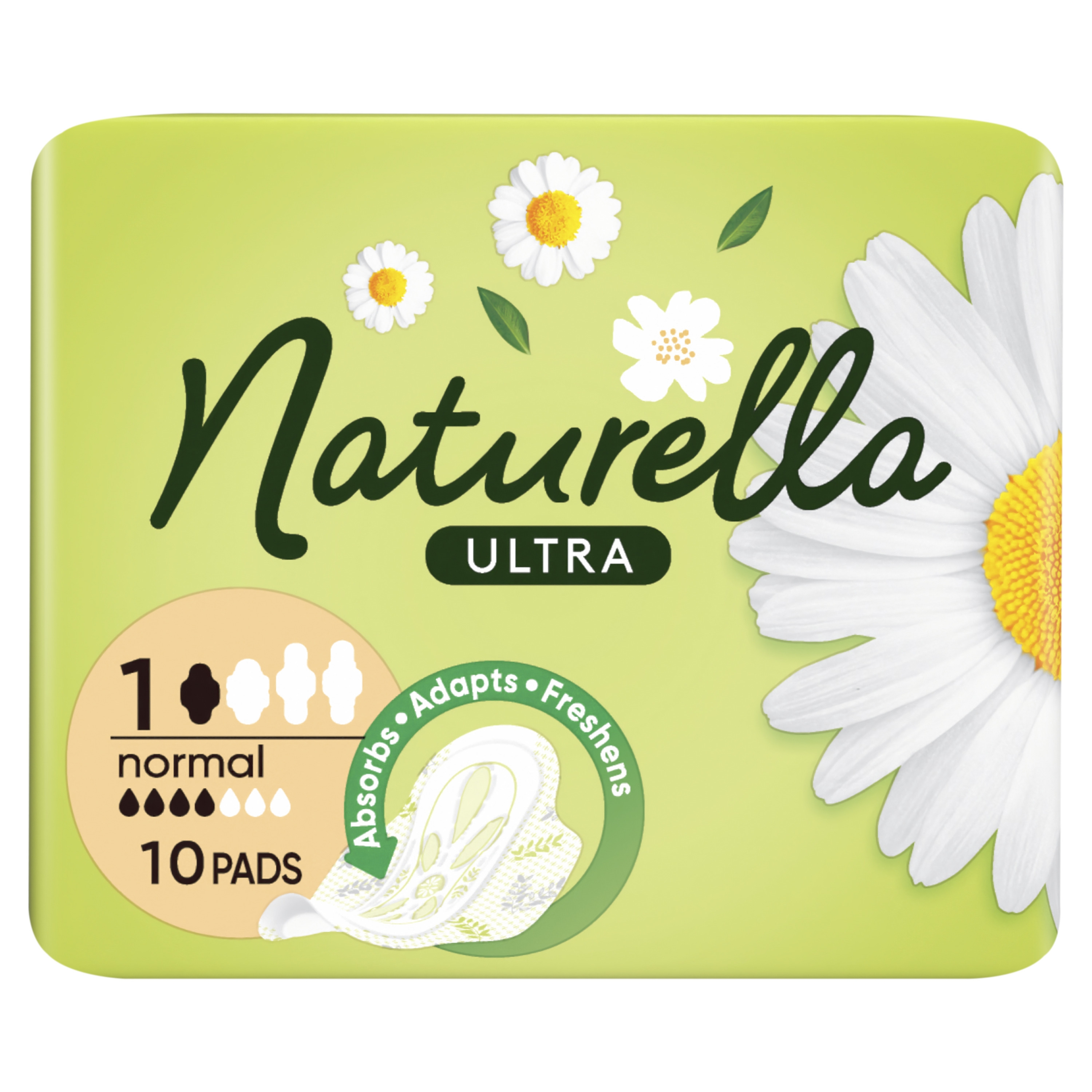 NATURELLA Ultra Normal higiēniskās paketes, 10 gab - Produkta attēls 