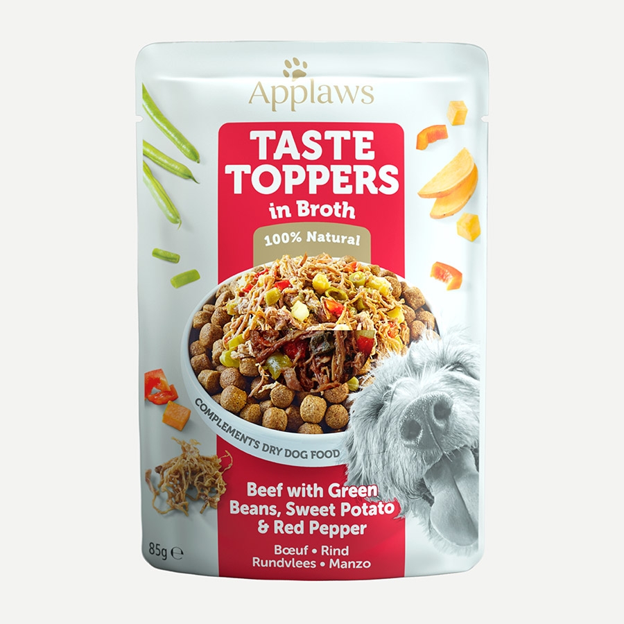 Applaws suņu mitrā barība paciņā liellops/dārzeņi buljonā 156g - Produkta attēls 