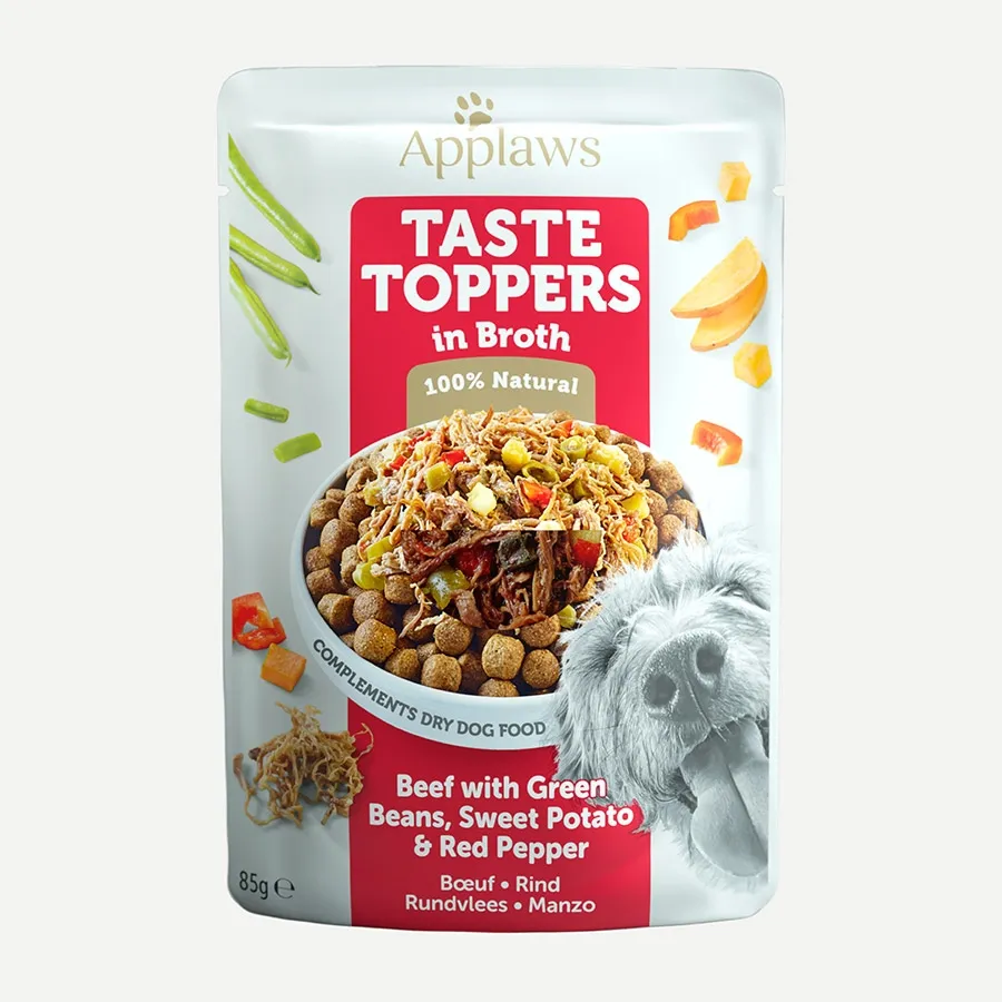 Applaws suņu mitrā barība paciņā liellops/dārzeņi buljonā 156g - Produkta attēls 