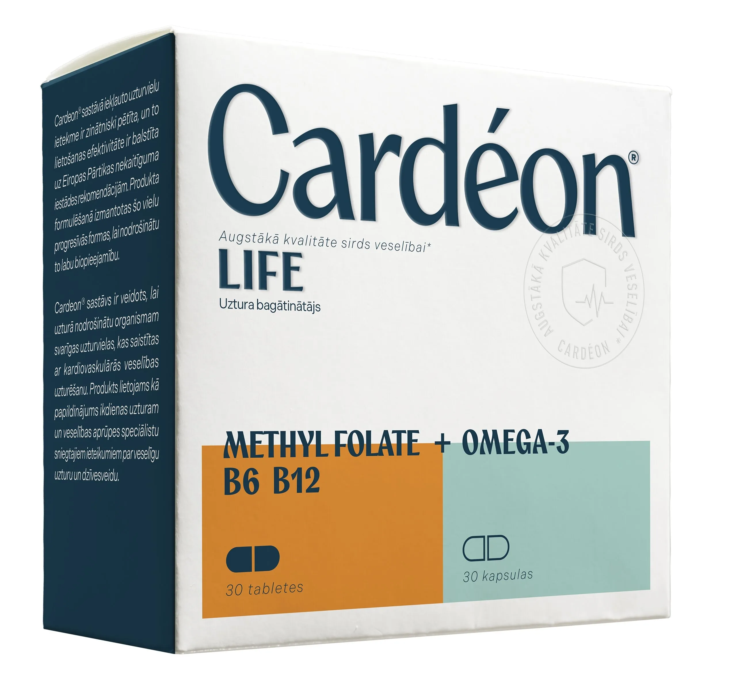 CARDEON Life kapsulas, 60 gab - Produkta attēls 