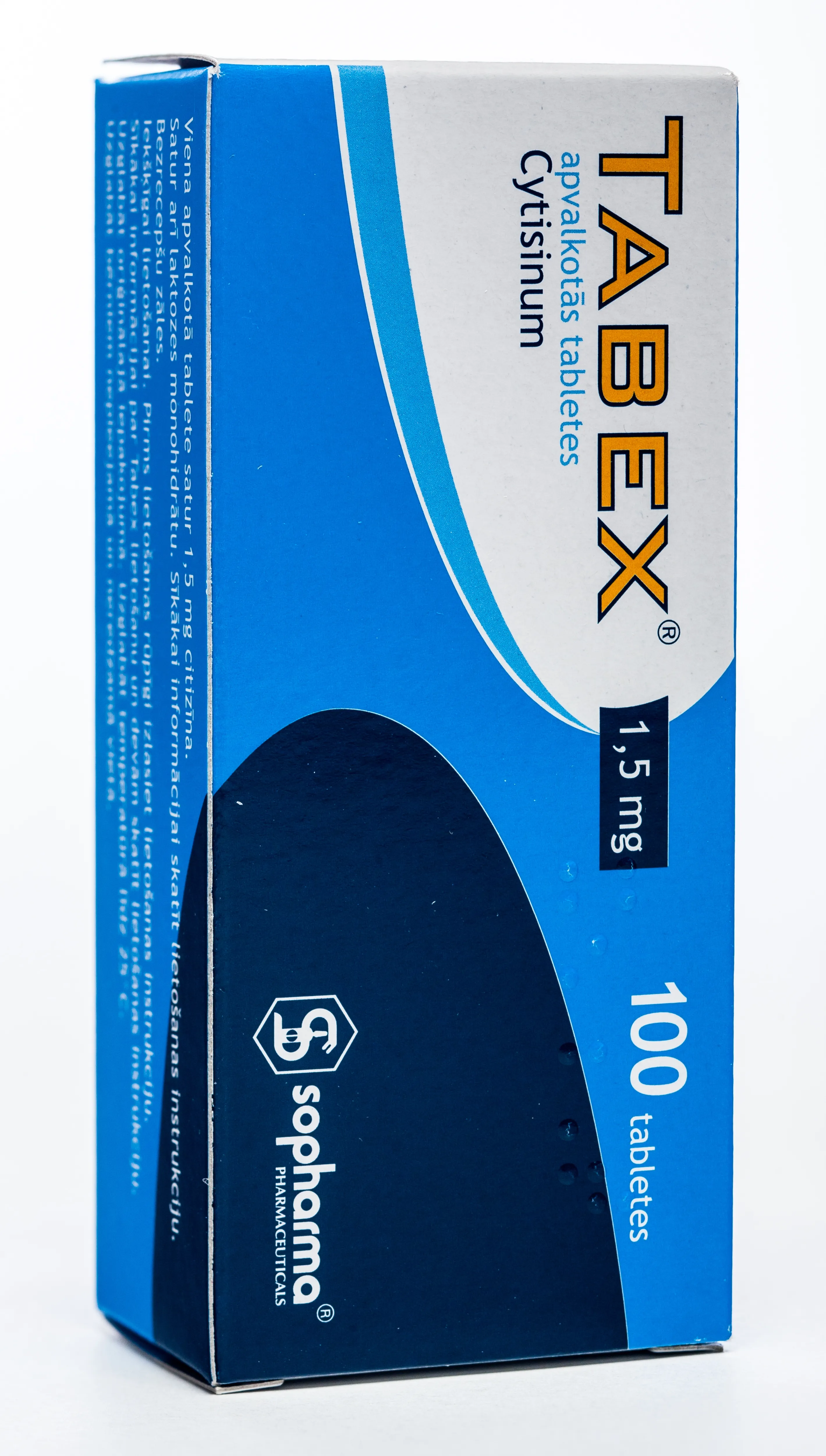 TABEX 1.5MG TABLETES N100 (300) - Produkta attēls 