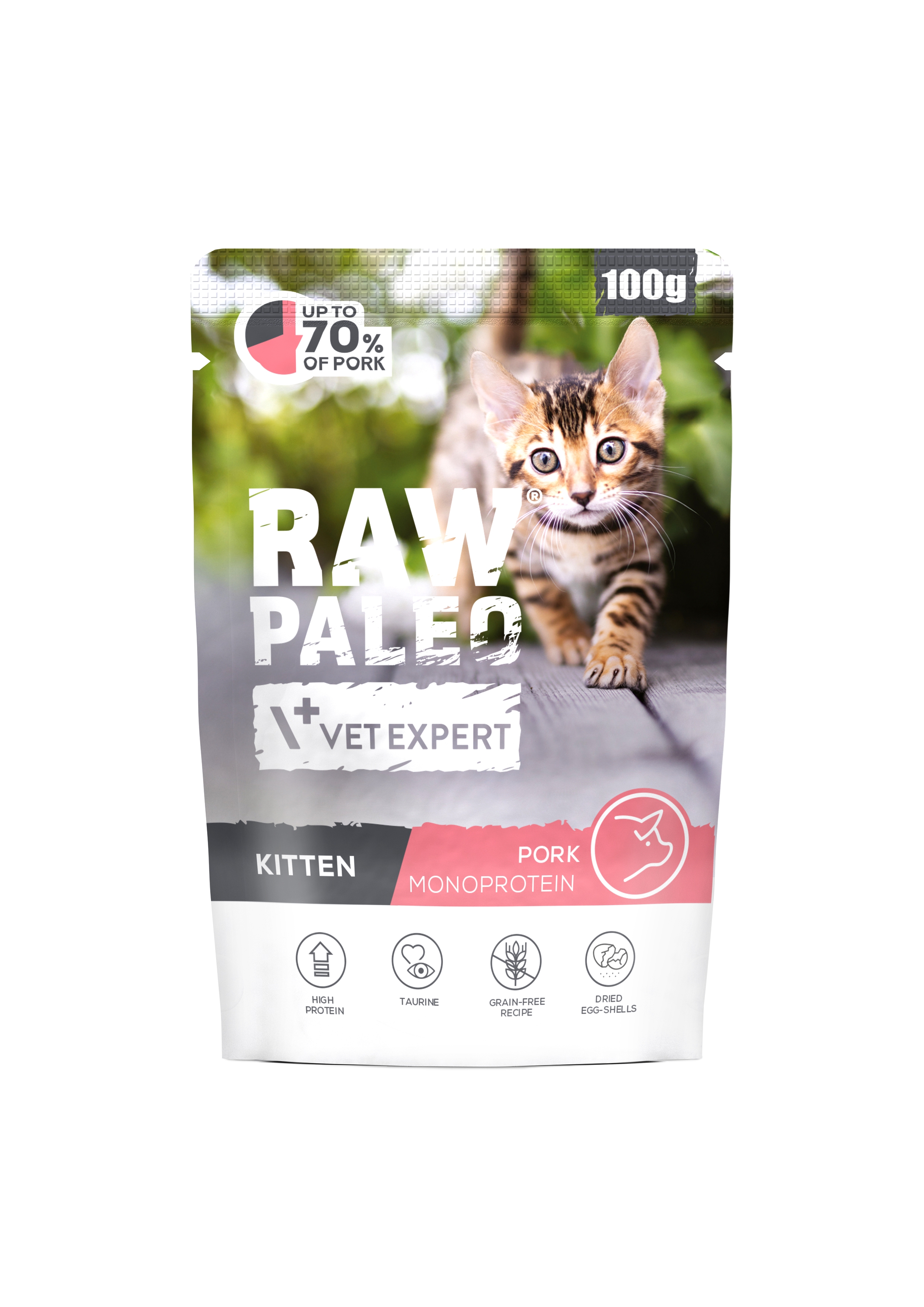 RAW PALEO KAĶĒNU PAC CŪKGAĻA 100G - Produkta attēls 
