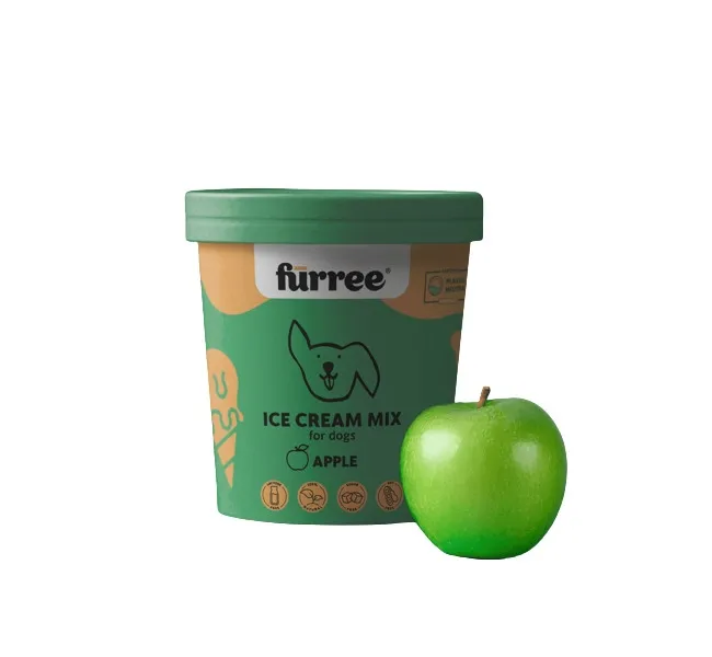 Fürree saldējuma pulveris Ābols 60g (10 porcijas) suņiem - Produkta attēls 