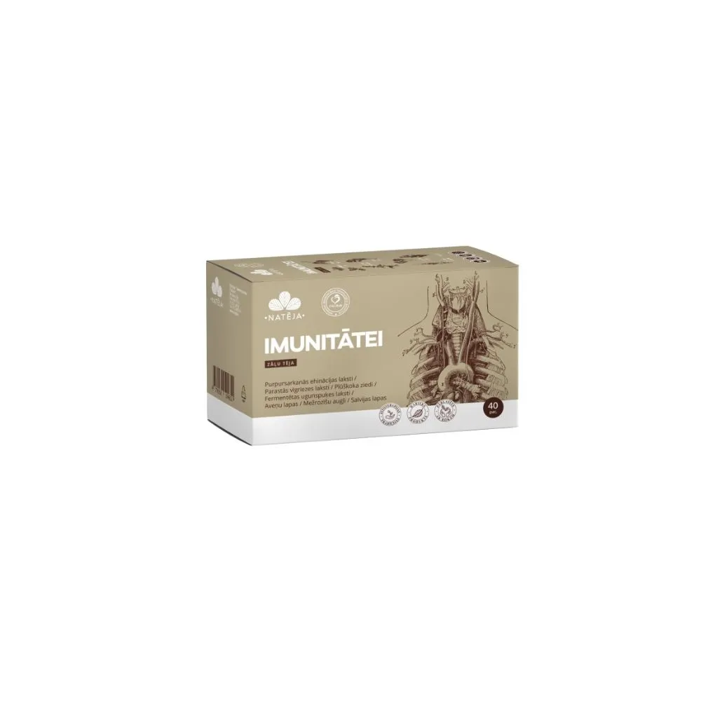NATĒJA tēja imunitātei, 20 gab - Produkta attēls 