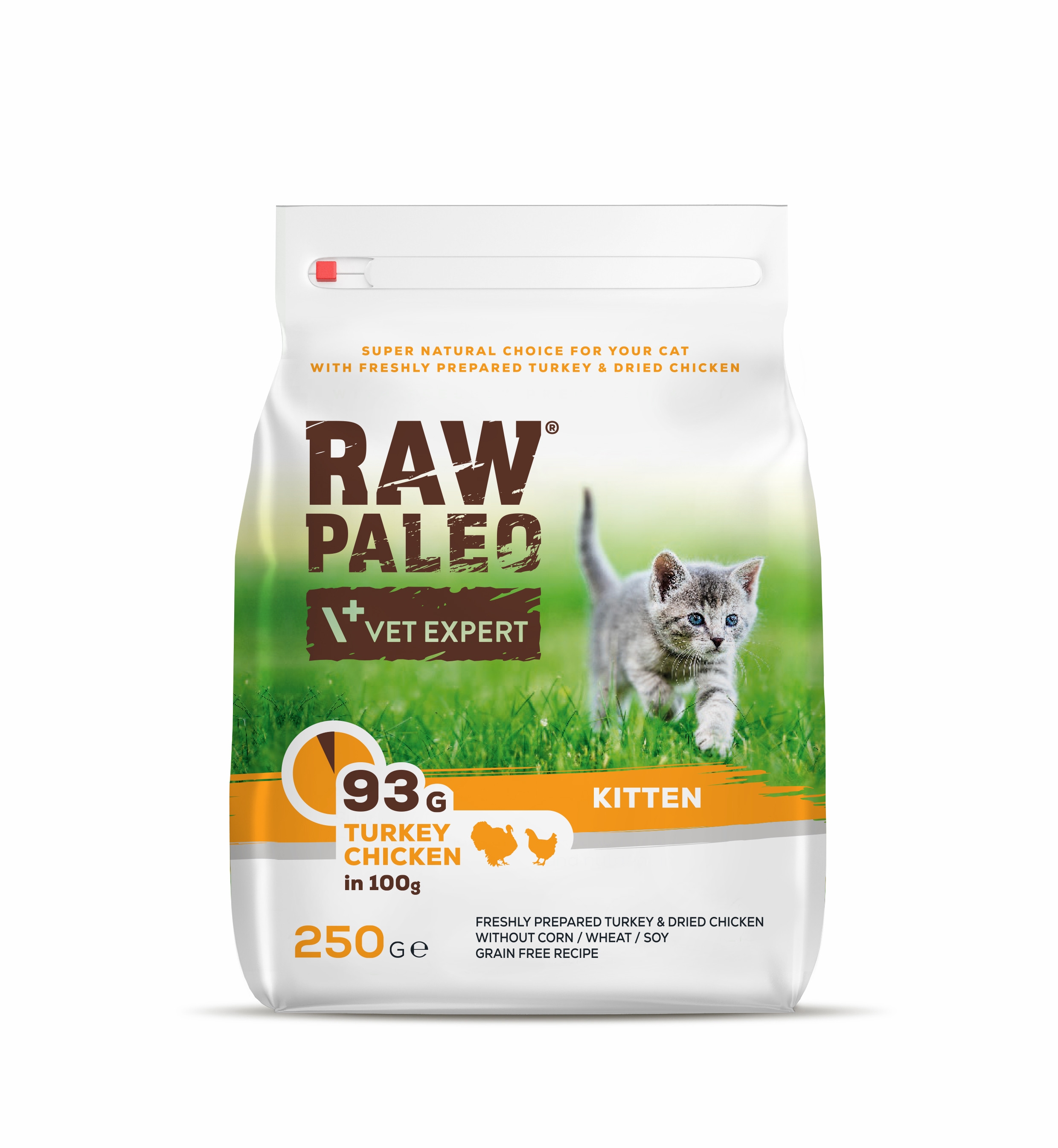RAW PALEO KAĶĒNU SAUSĀ B TĪTARS/VISTA 250G - Produkta attēls 