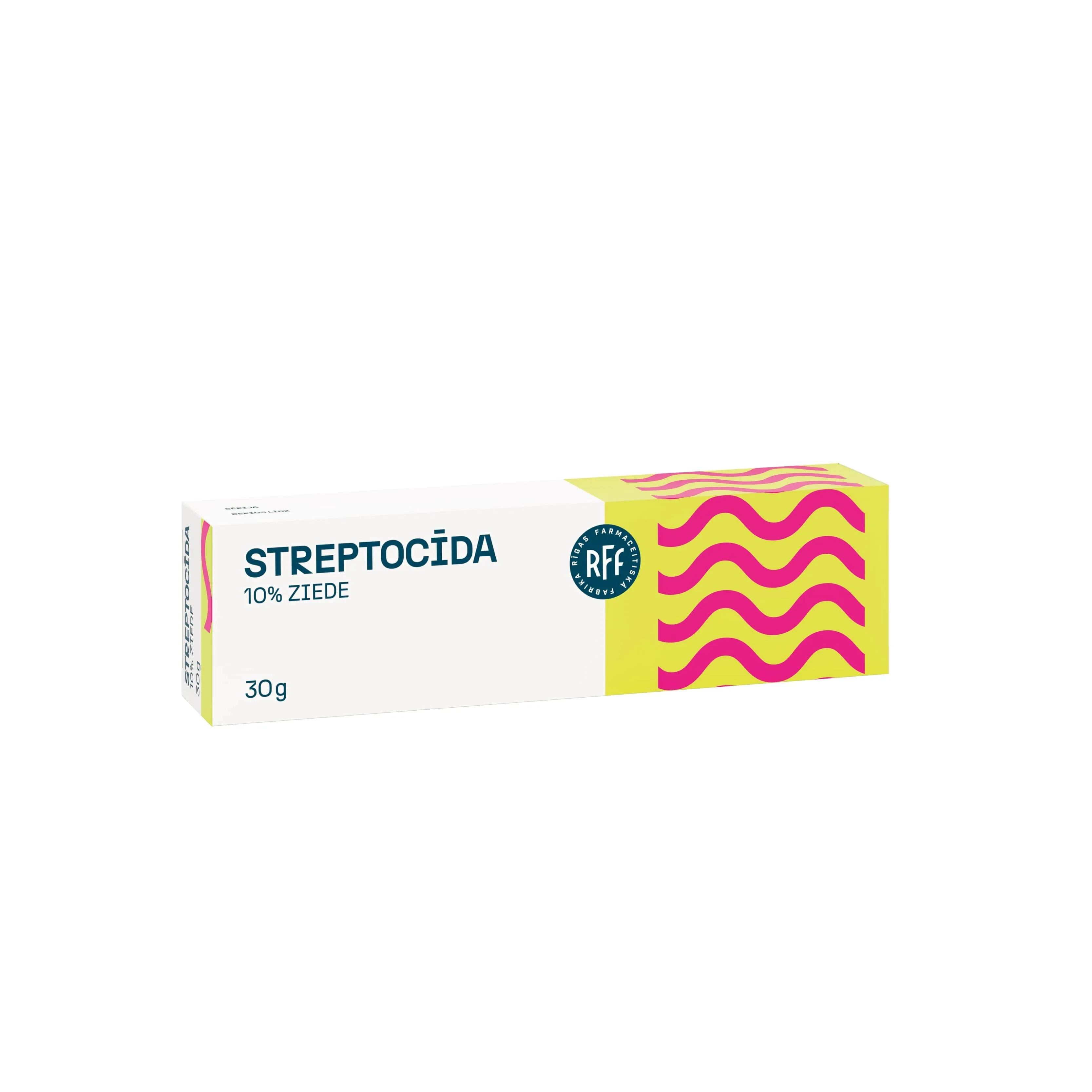 RFF Streptocīda 10% ziede, 30 g - Produkta attēls 