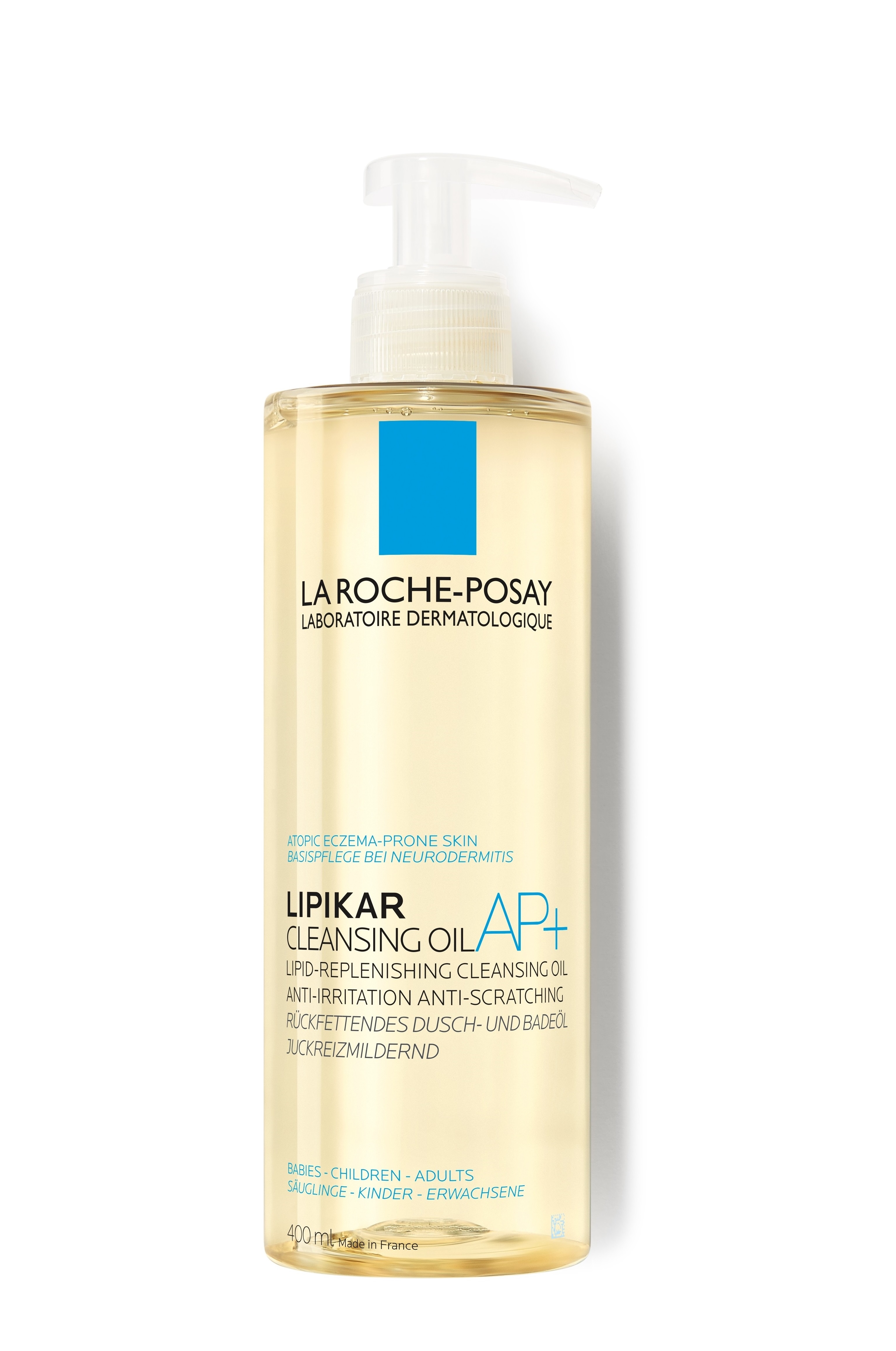 LA ROCHE-POSAY Lipikar AP+ attīroša eļļa, 400 ml - Produkta attēls 