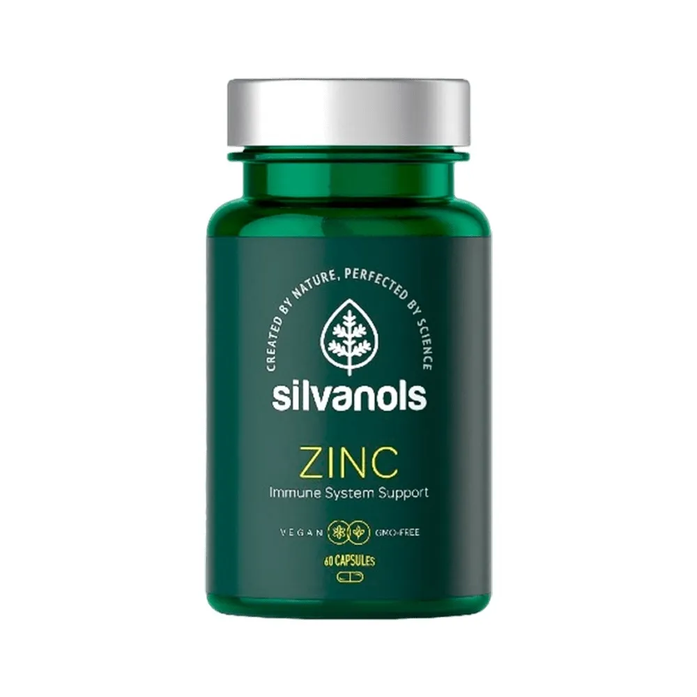 SILVANOLS Zinc kapsulas, 60 gab. - Produkta attēls 