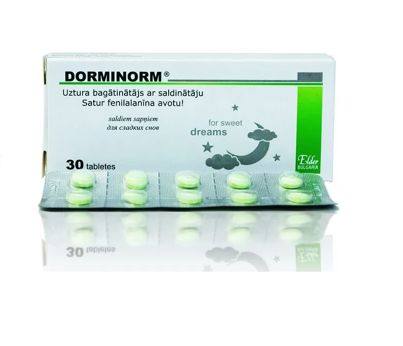 DORMINORM tabletes, 30 gab - Produkta attēls 