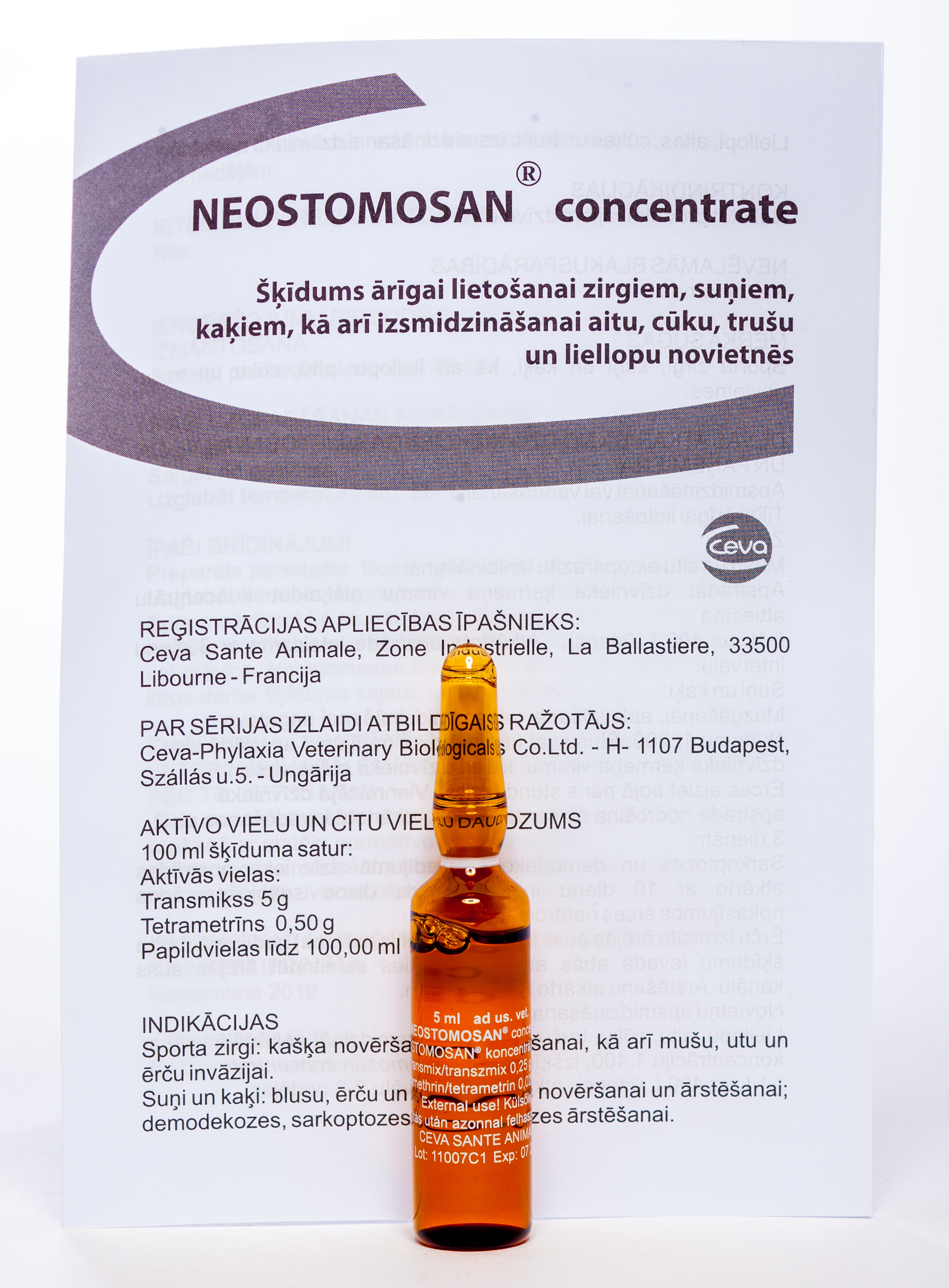NEOSTOMOSAN CONCENTRATE ŠĶĪD 5ML N5 - Produkta attēls 
