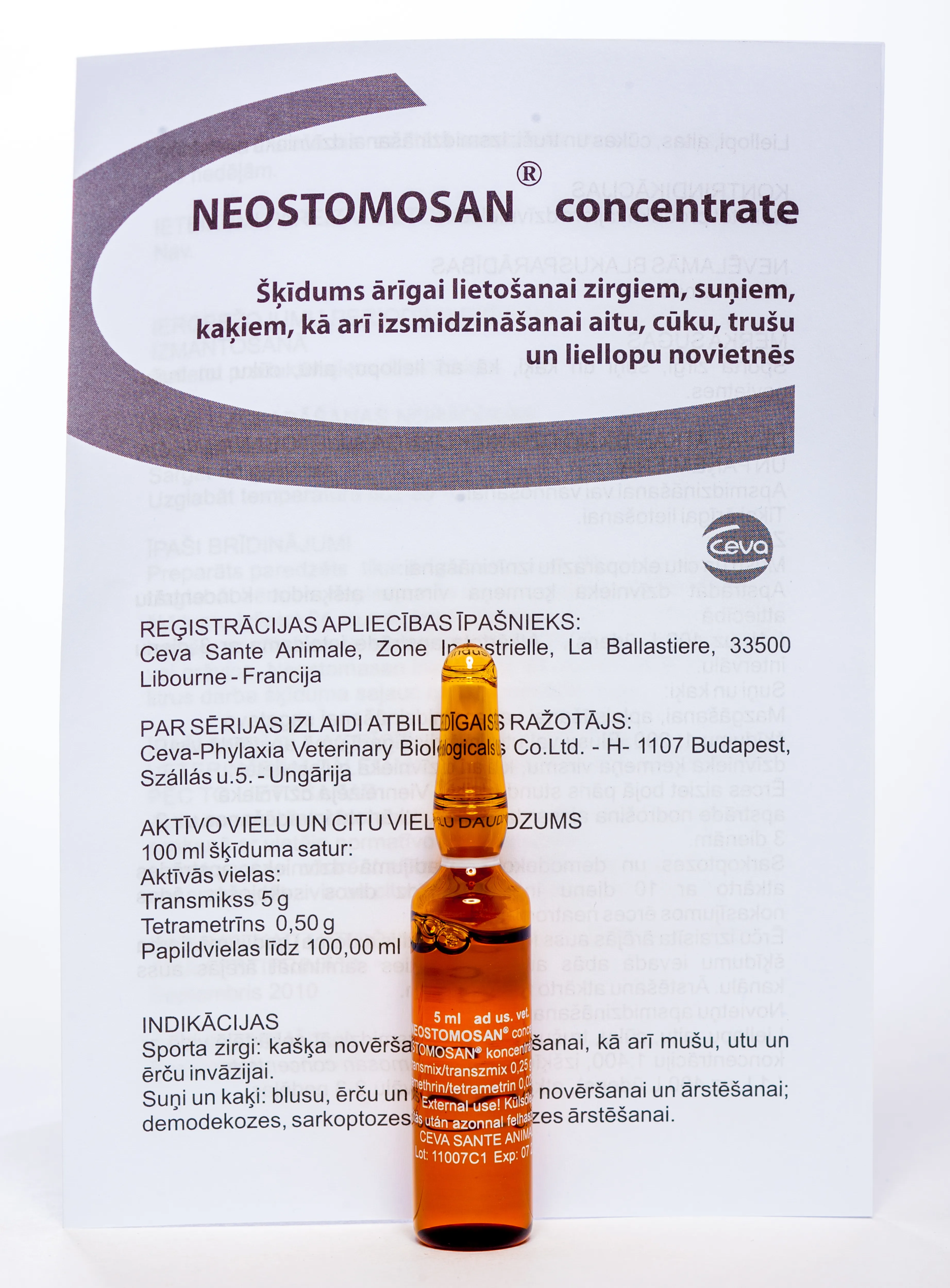 NEOSTOMOSAN CONCENTRATE ŠĶĪD 5ML N5 - Produkta attēls 