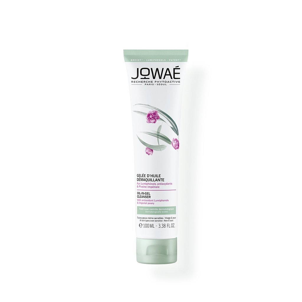 JOWAE Oil in Gel maigs attīrošs līdzeklis sejai un acīm, 100 ml - Produkta attēls 