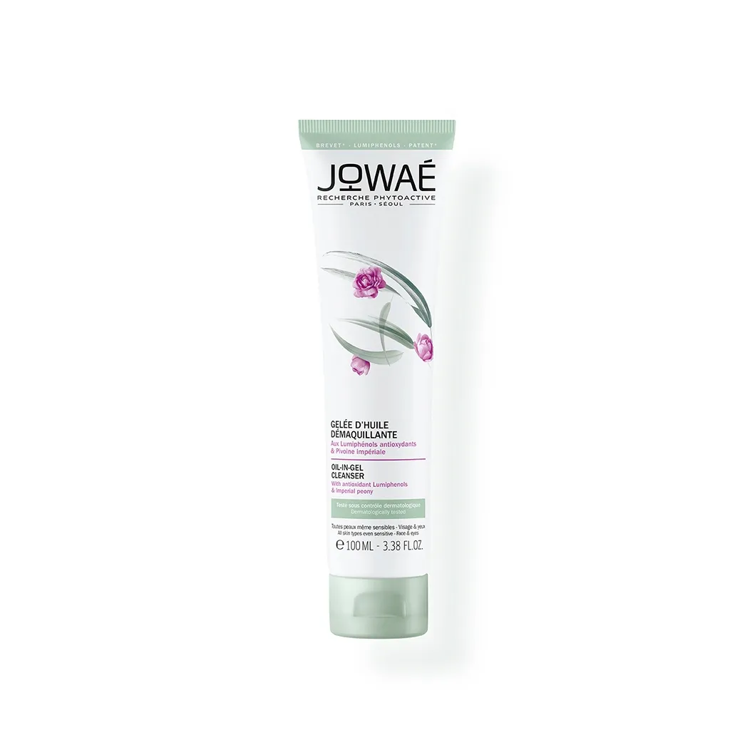 JOWAE Oil in Gel maigs attīrošs līdzeklis sejai un acīm, 100 ml - Produkta attēls 