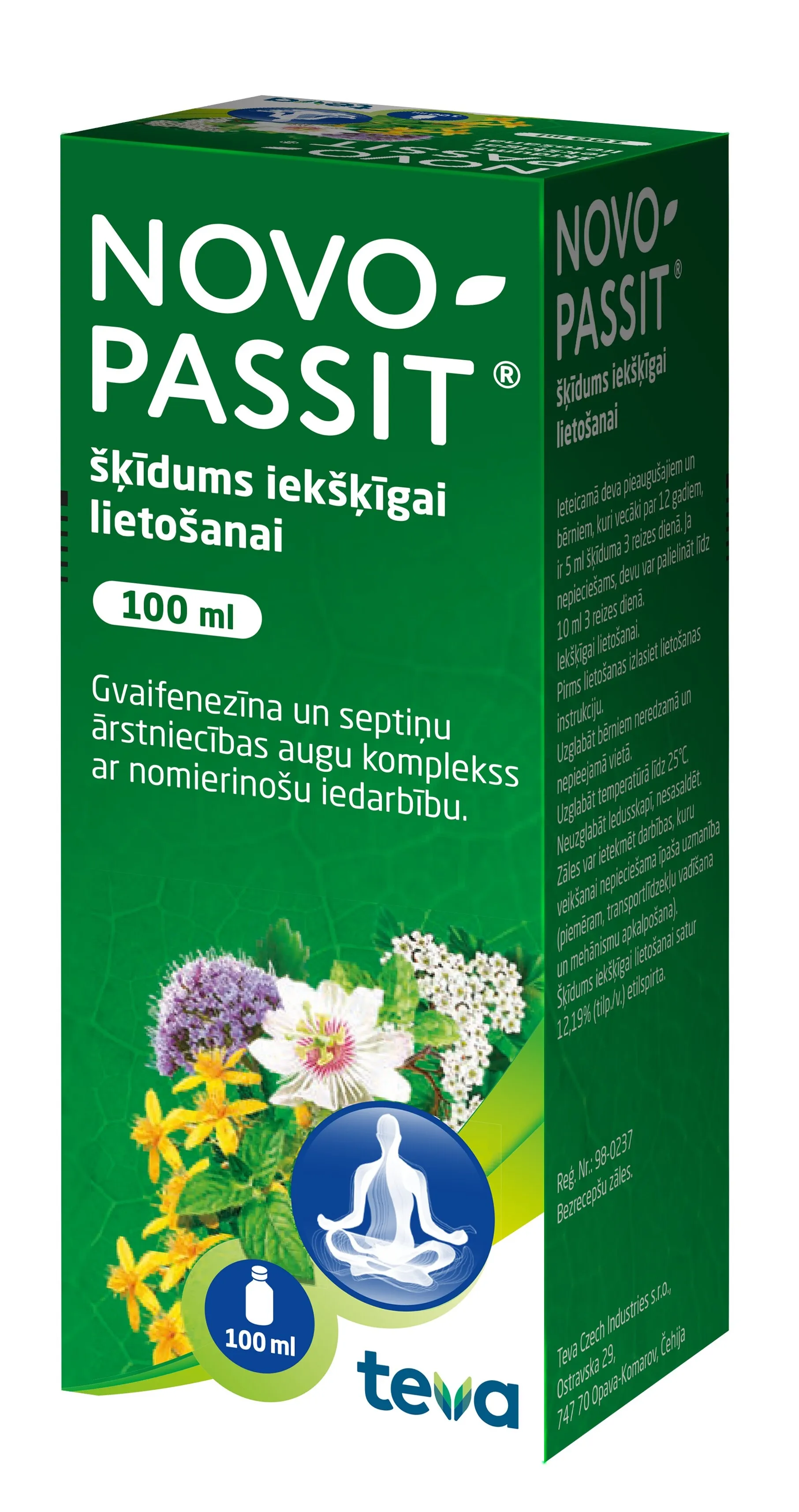 NOVO-PASSIT ŠĶĪDUMS 100ML - Produkta attēls 