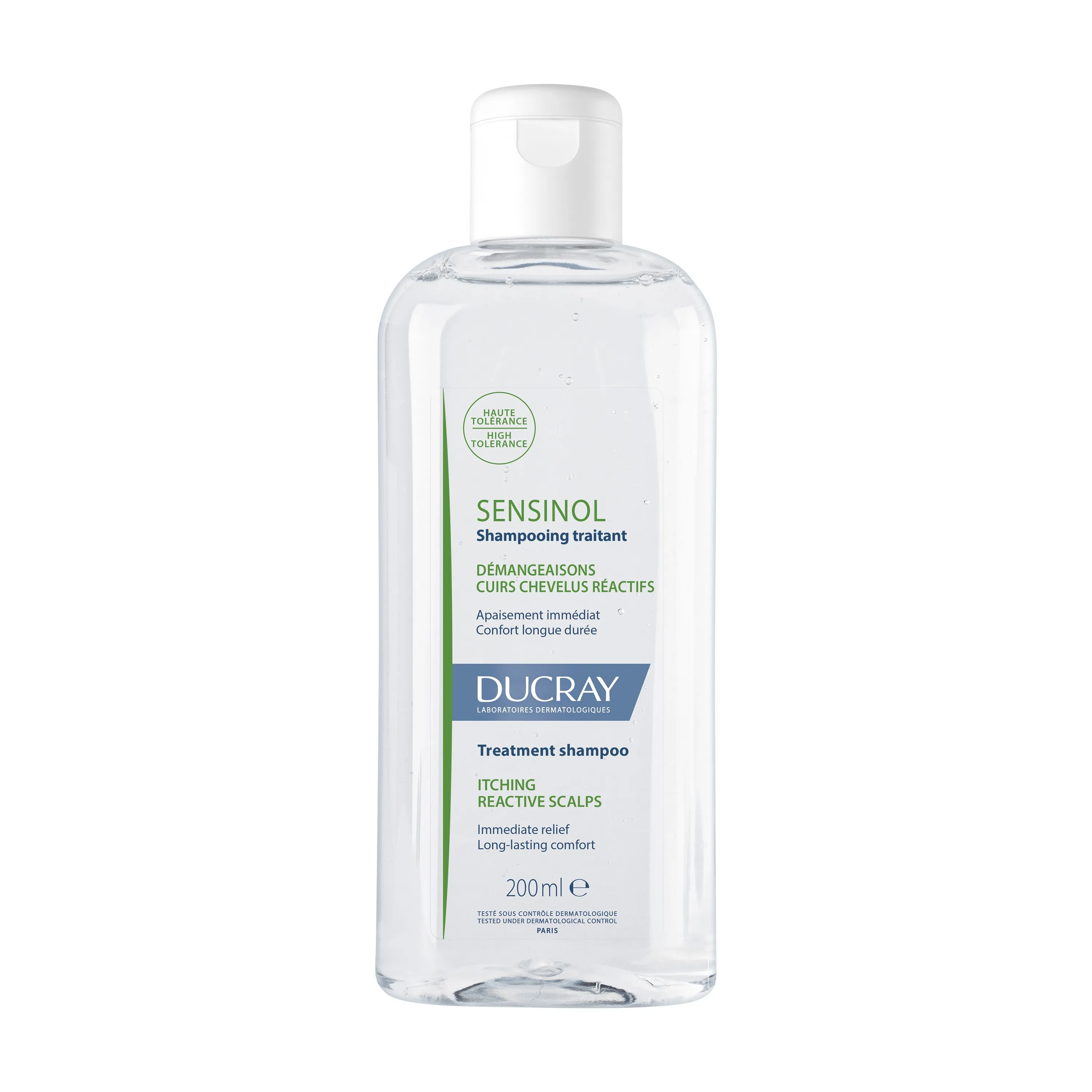 DUCRAY Sensinol šampūns jūtīgai galvas ādai, 200ml - Produkta attēls 
