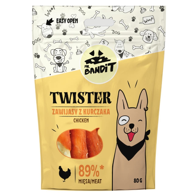 MR.BANDIT TWISTER VĪTAS VISTAS NŪJIŅAS 80G - Produkta attēls 