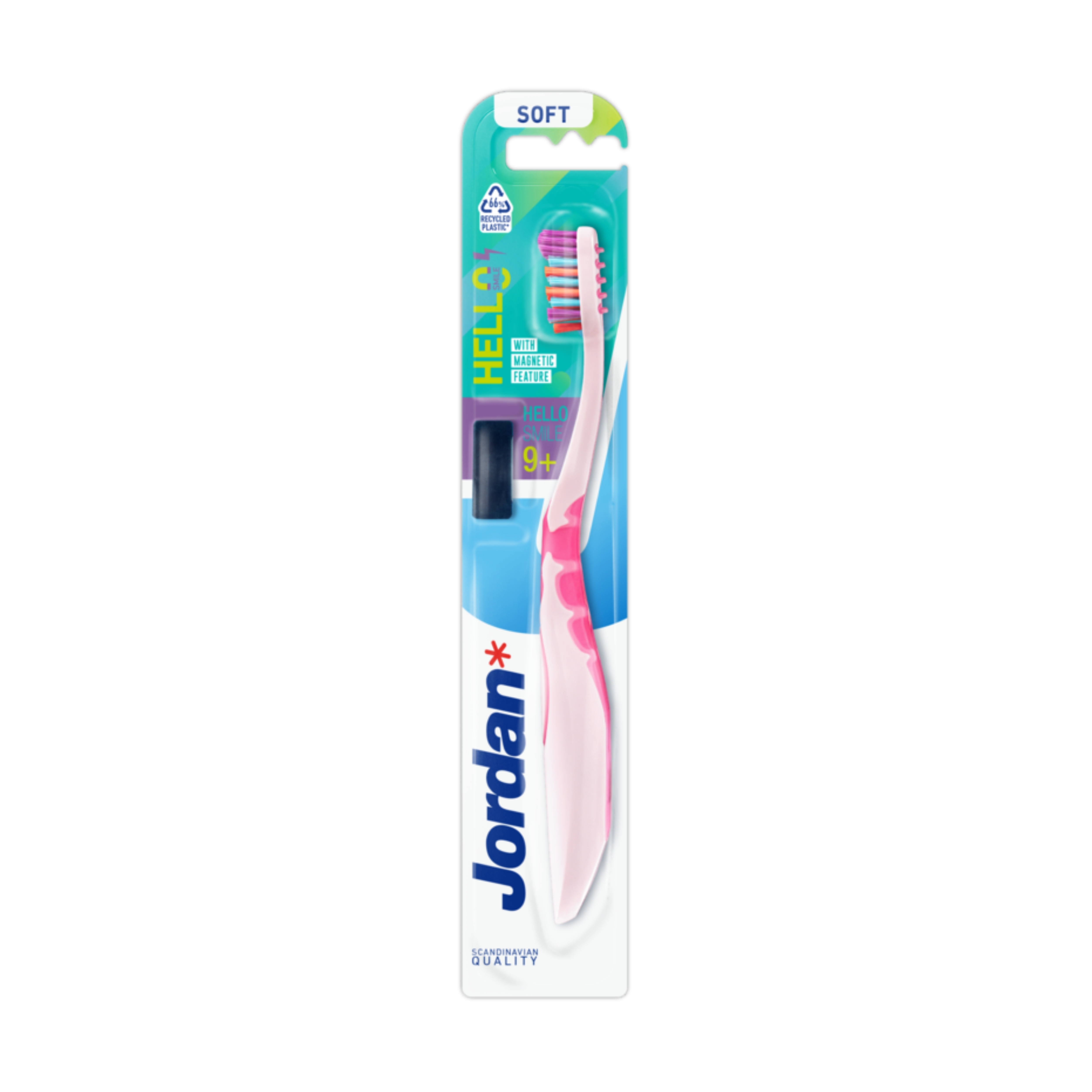 JORDAN "Hello Smile 9+" zobu birste, mīksta - Produkta attēls 