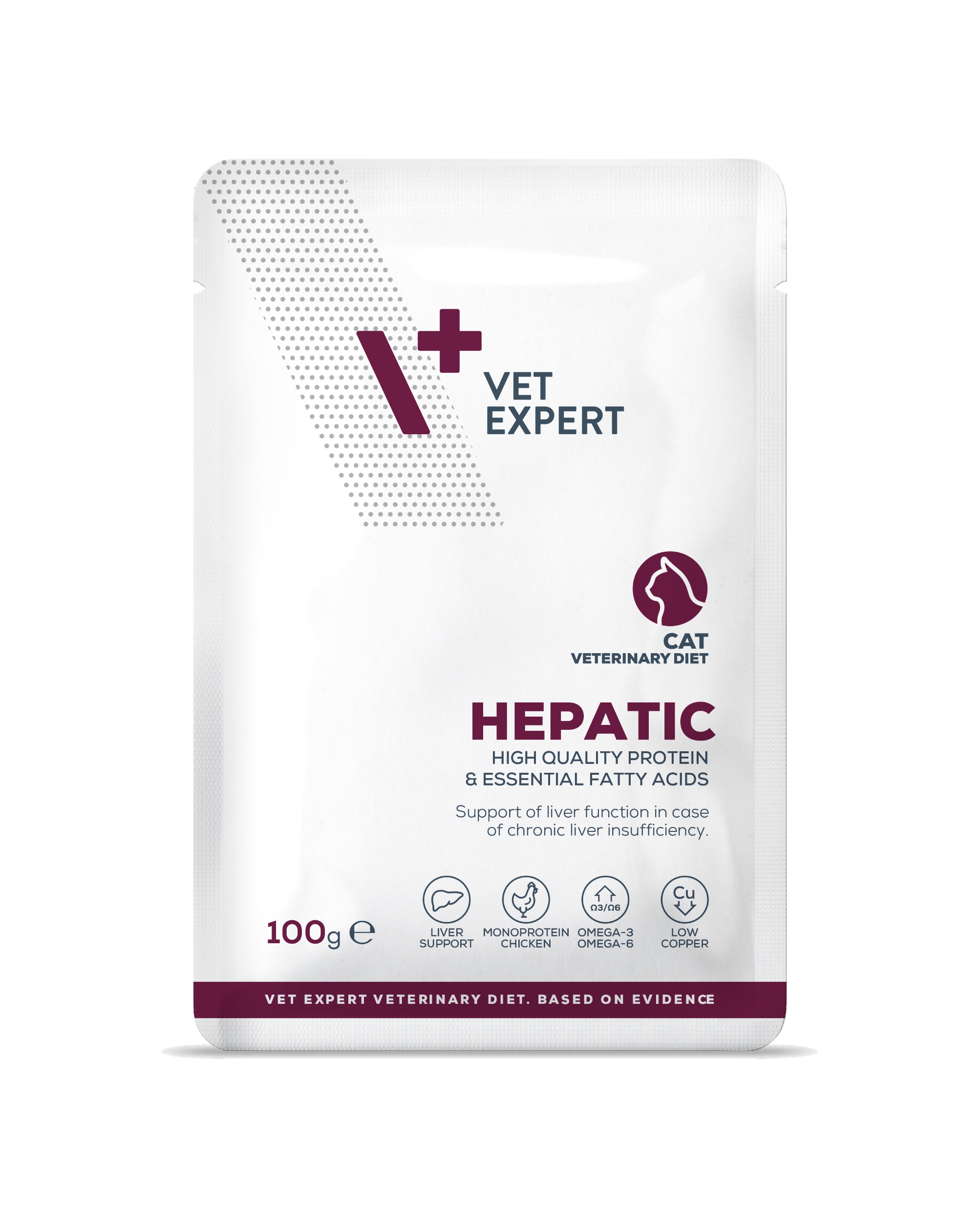 4T VD KAĶU HEPATIC PAC 100G N12 - Produkta attēls 