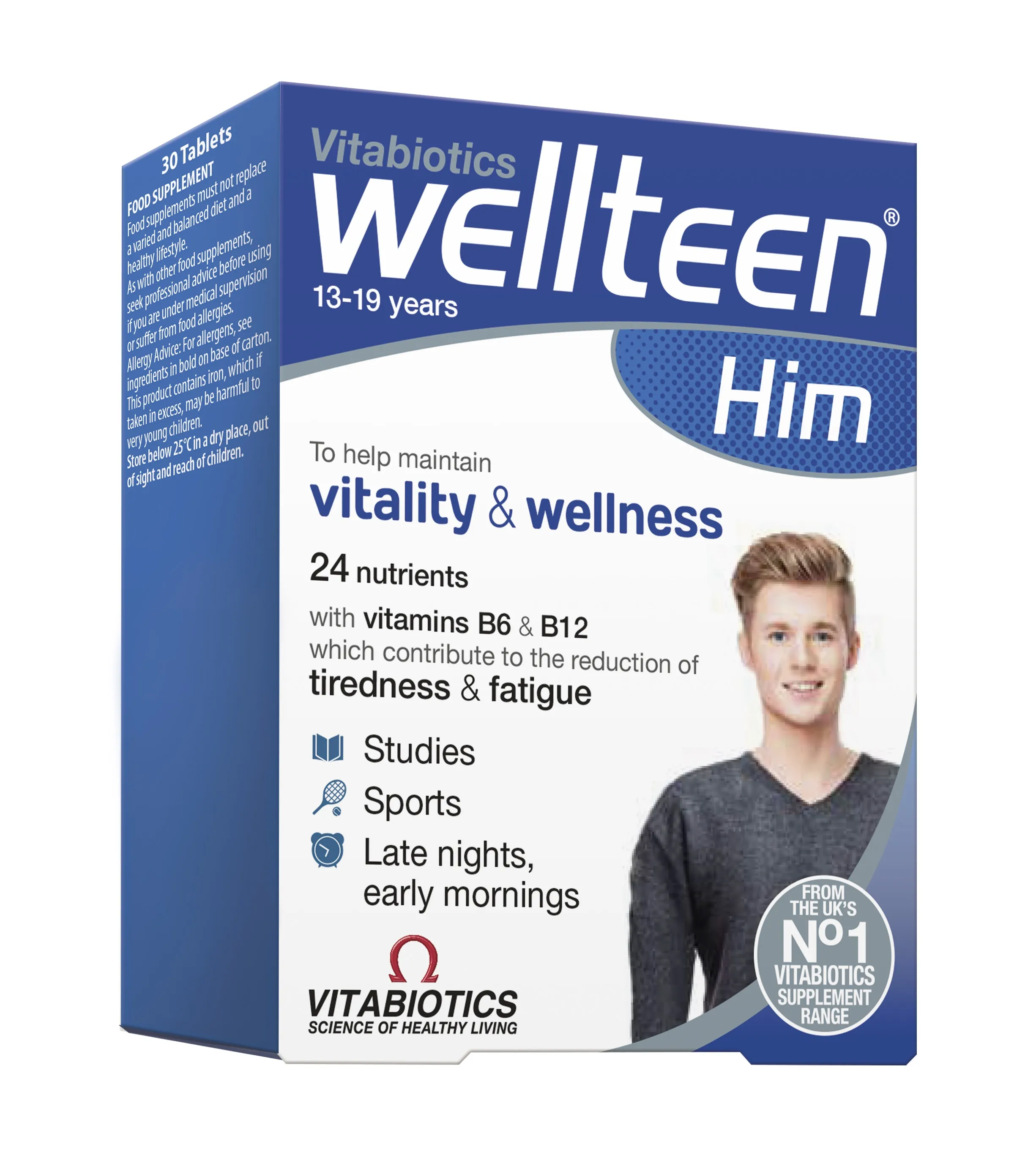 WELLTEEN® Him, tabletes N30 - Produkta attēls 