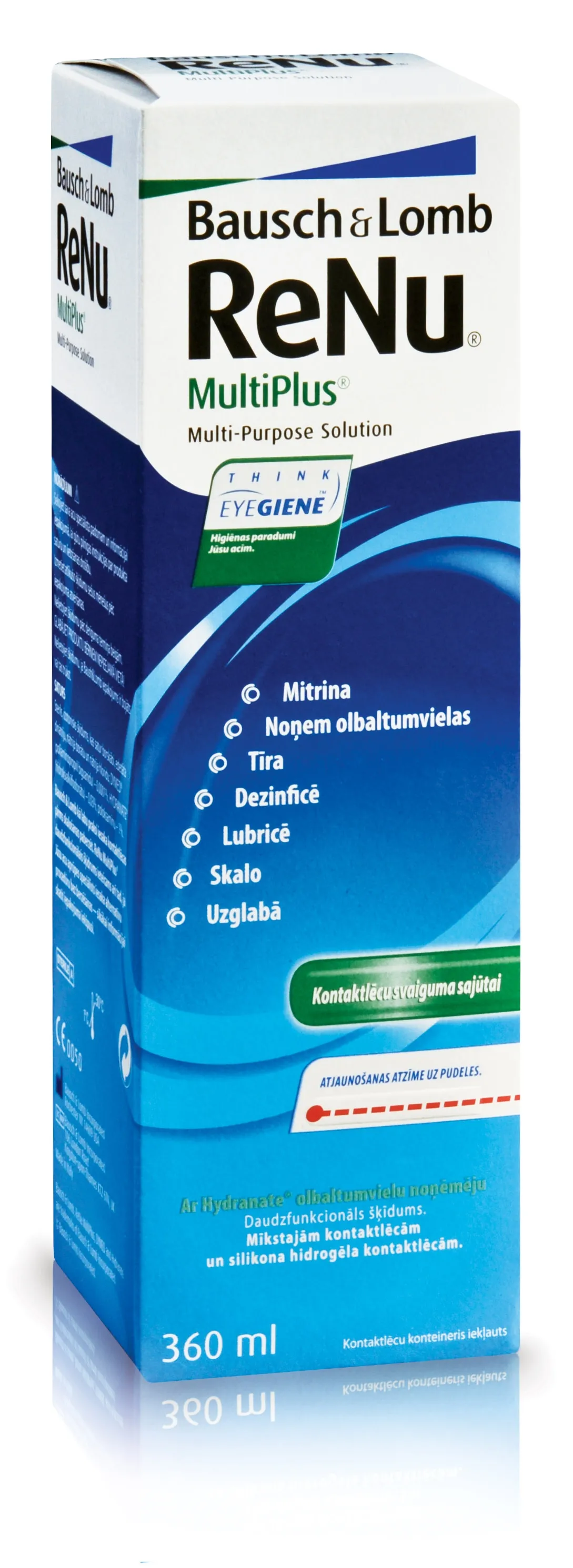RENU Multi Plus šķīdums kontaktlēcām, 360 ml - Produkta attēls 