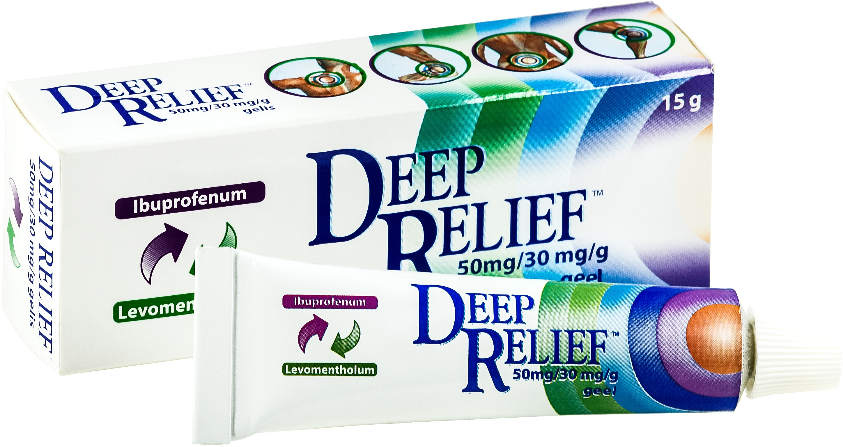 DEEP RELIEF (IBUPROFEN) GĒLS 50G - Produkta attēls 