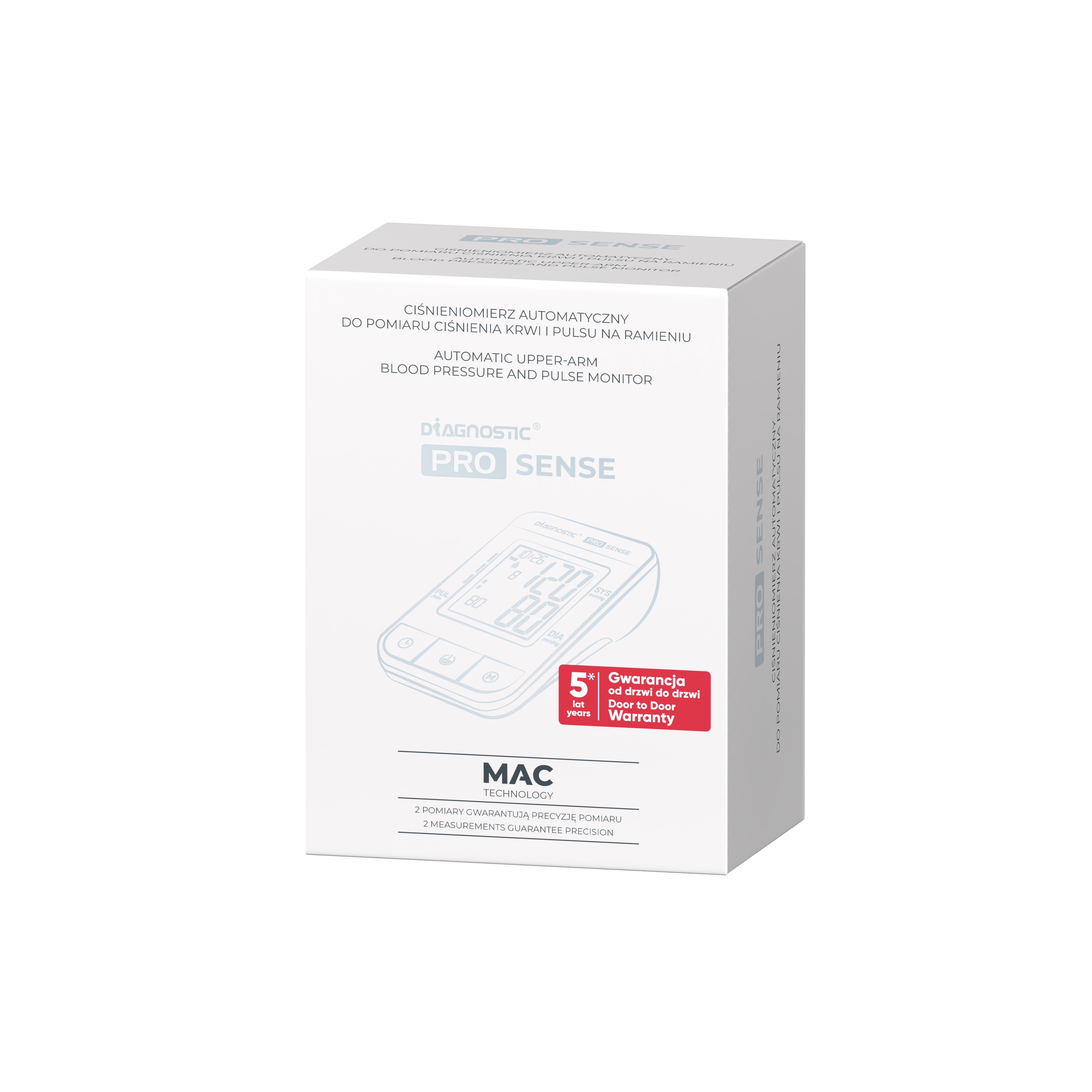 DIAGNOSIS Pro Sense tonometrs (AUGŠDELMA) - Produkta attēls 