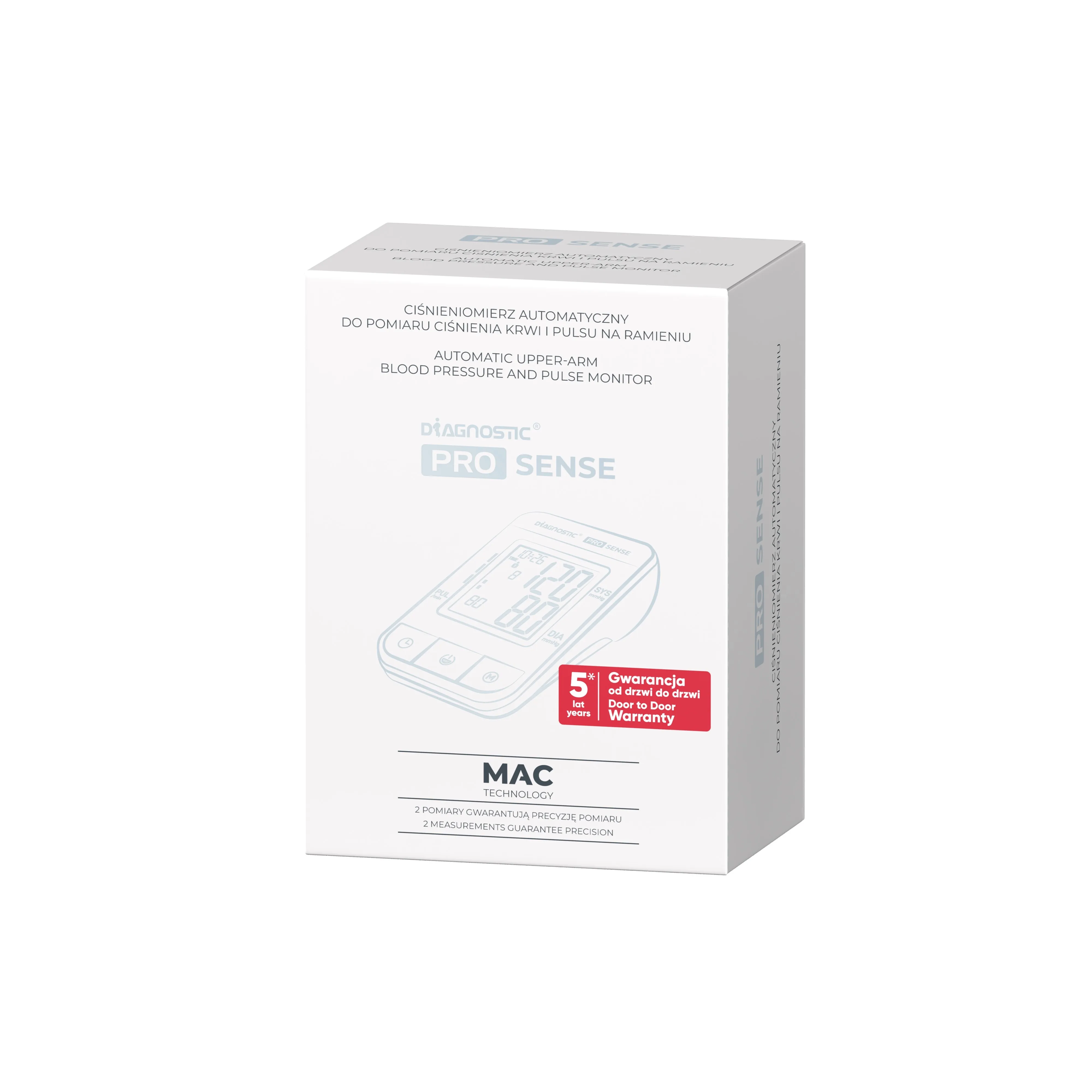 DIAGNOSIS Pro Sense tonometrs (AUGŠDELMA) - Produkta attēls 