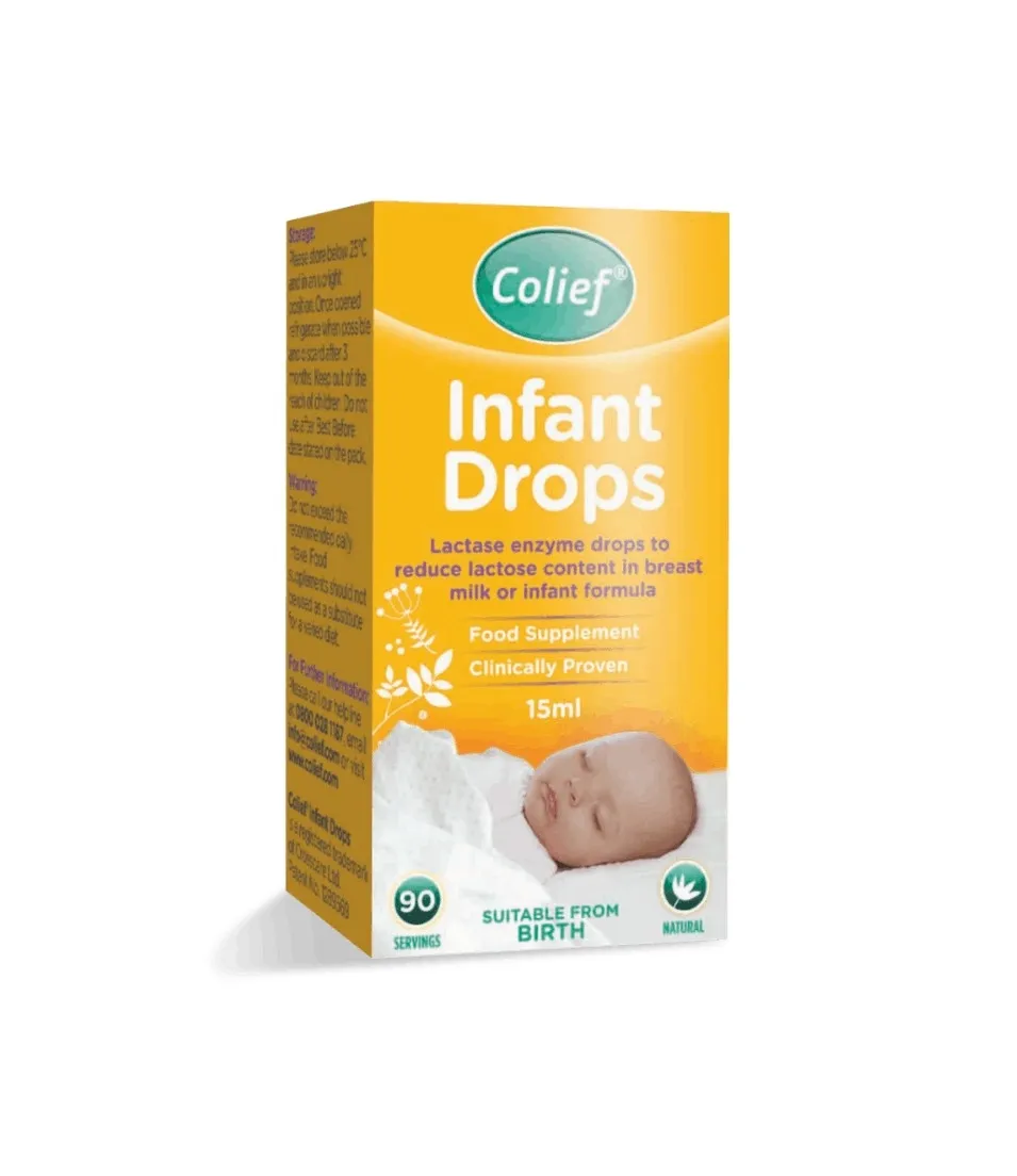 Colief Infant Drops laktāzes pilieni zīdaiņiem, 15 ml - Produkta attēls 