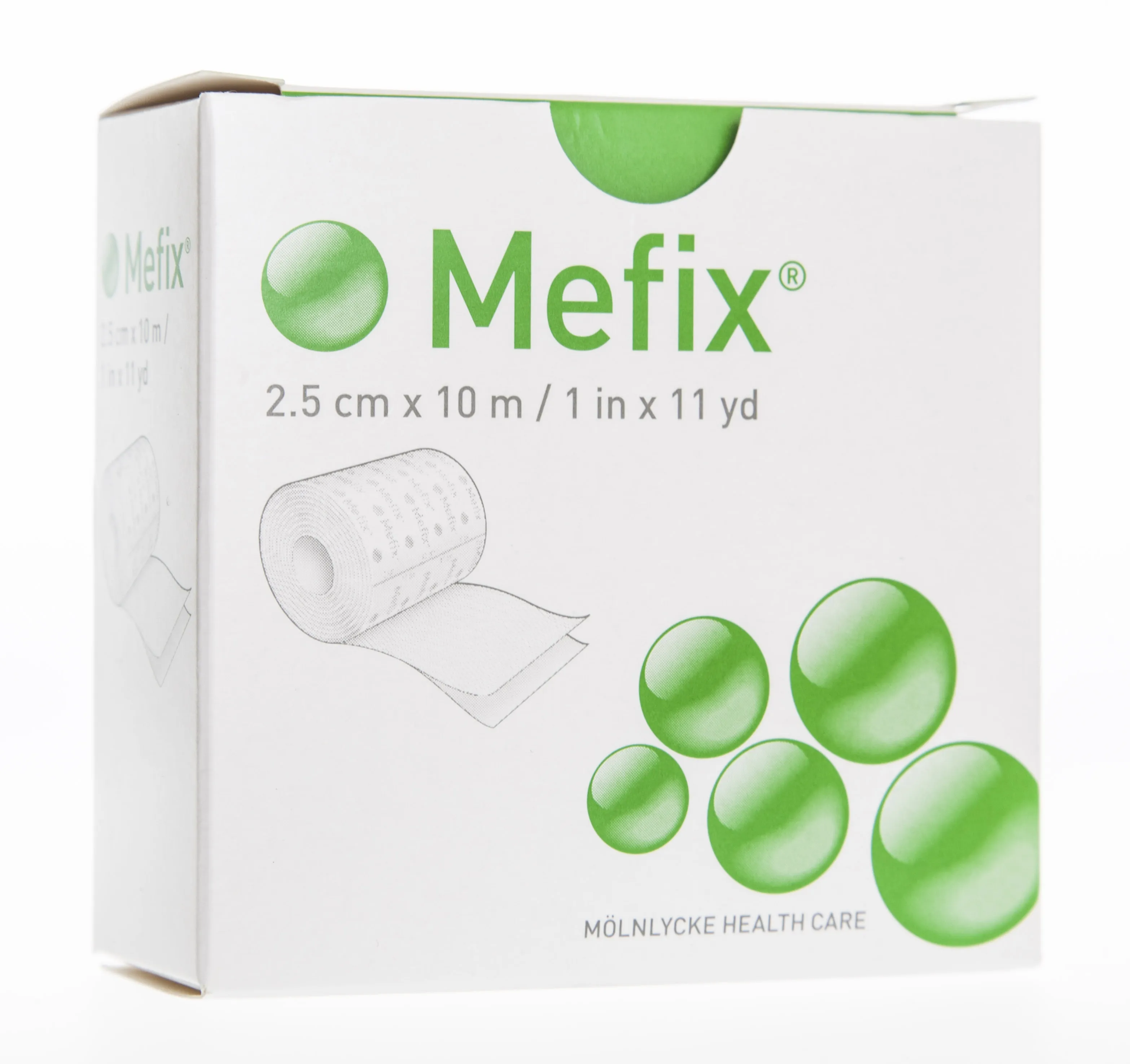 MEFIX 2,5cm x 10m, plāksteris fiksācijai - Produkta attēls 