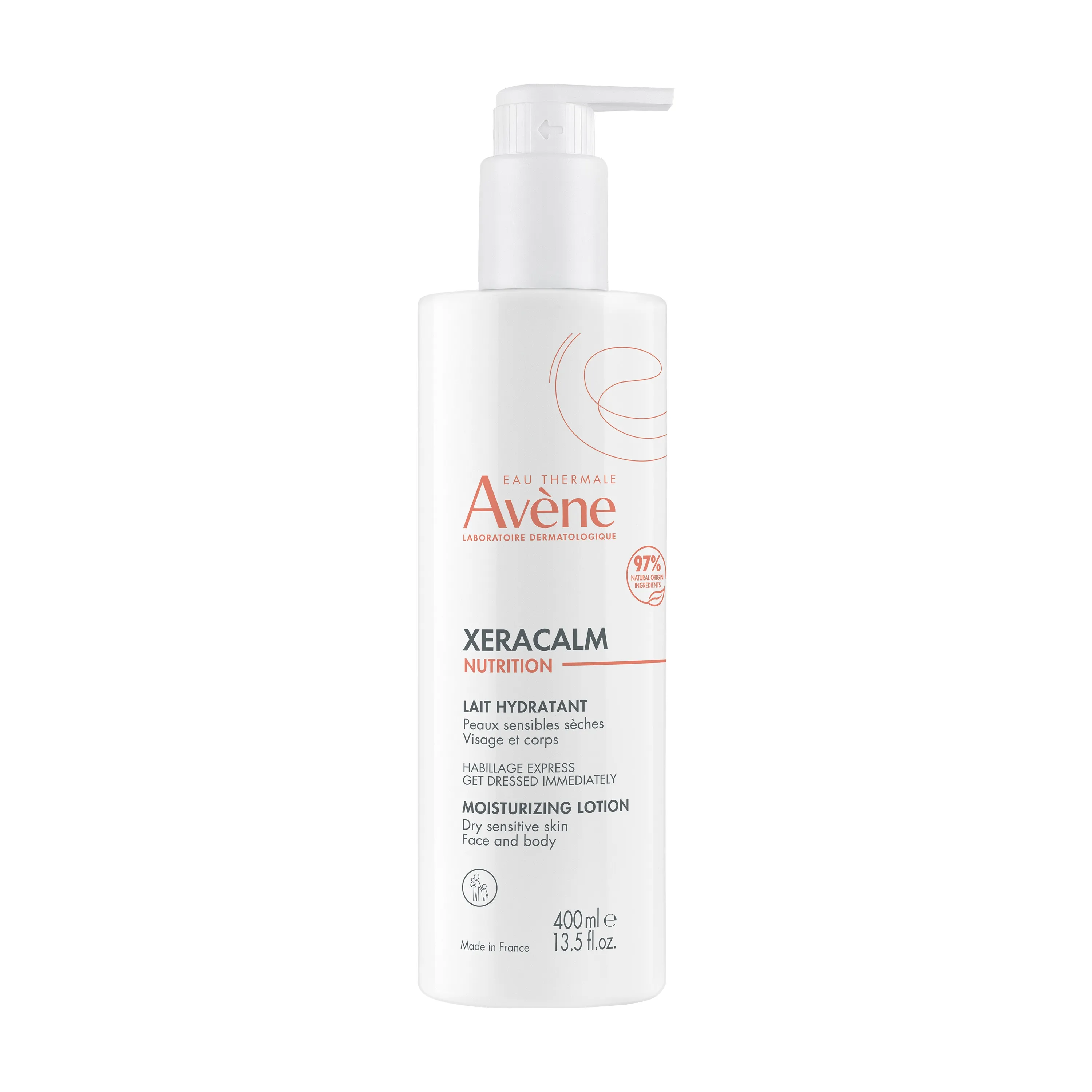 AVENE Xeracalm Nutrition losjons, 400ml - Produkta attēls 