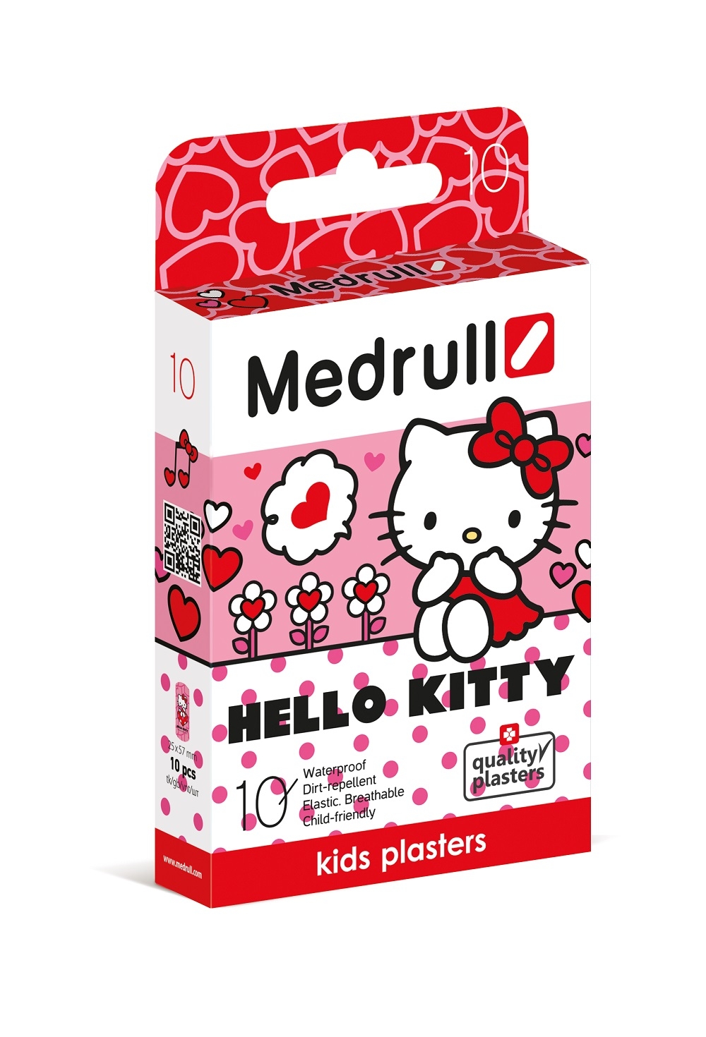 MEDRULL plāksteris "Hello Kitty", 10 gab - Produkta attēls 