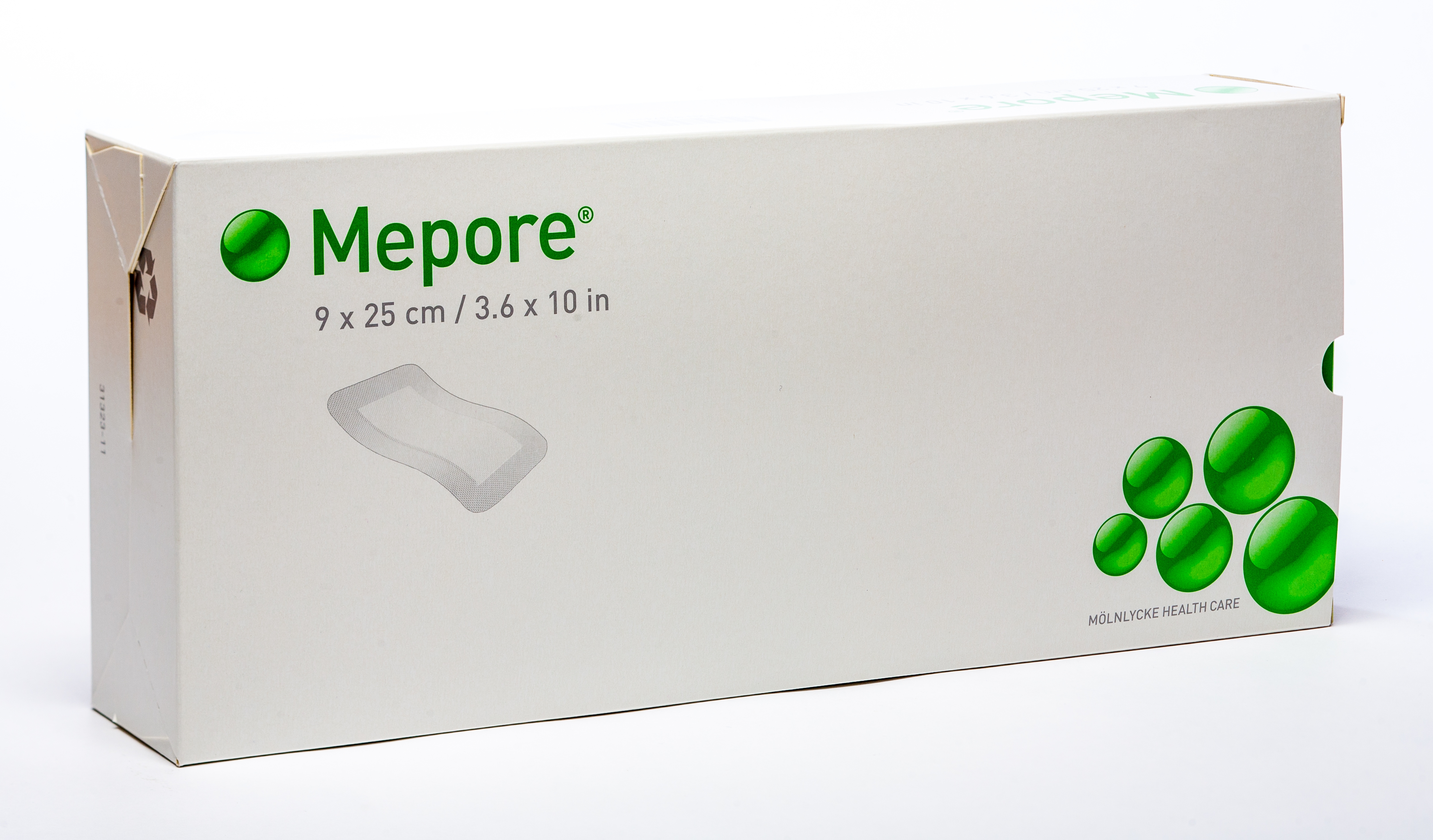 MEPORE 9 x 25cm, sterils pārsējs, 30 gab. - Produkta attēls 