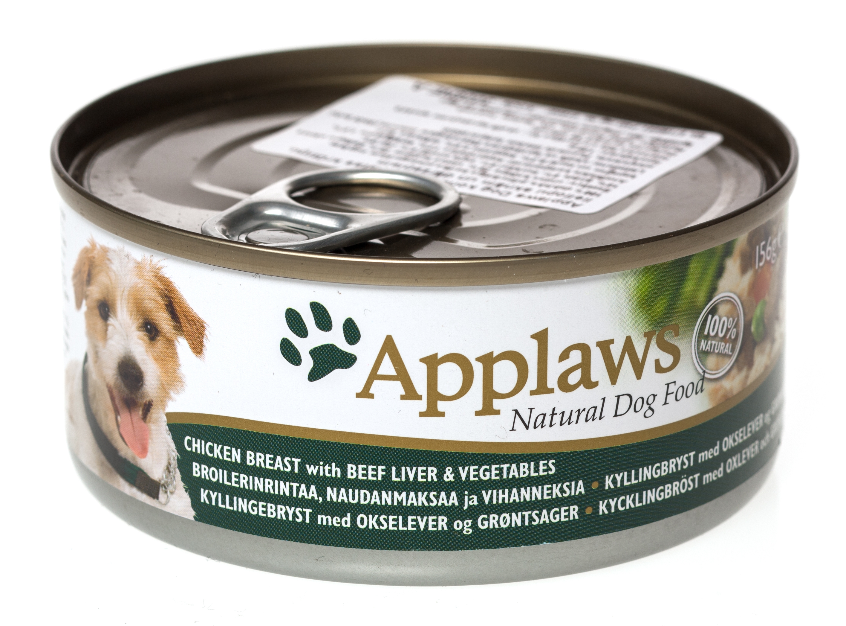 Applaws suņu konservēta barība vista/liellops/ dārzeņi 156g (3036) - Produkta attēls 